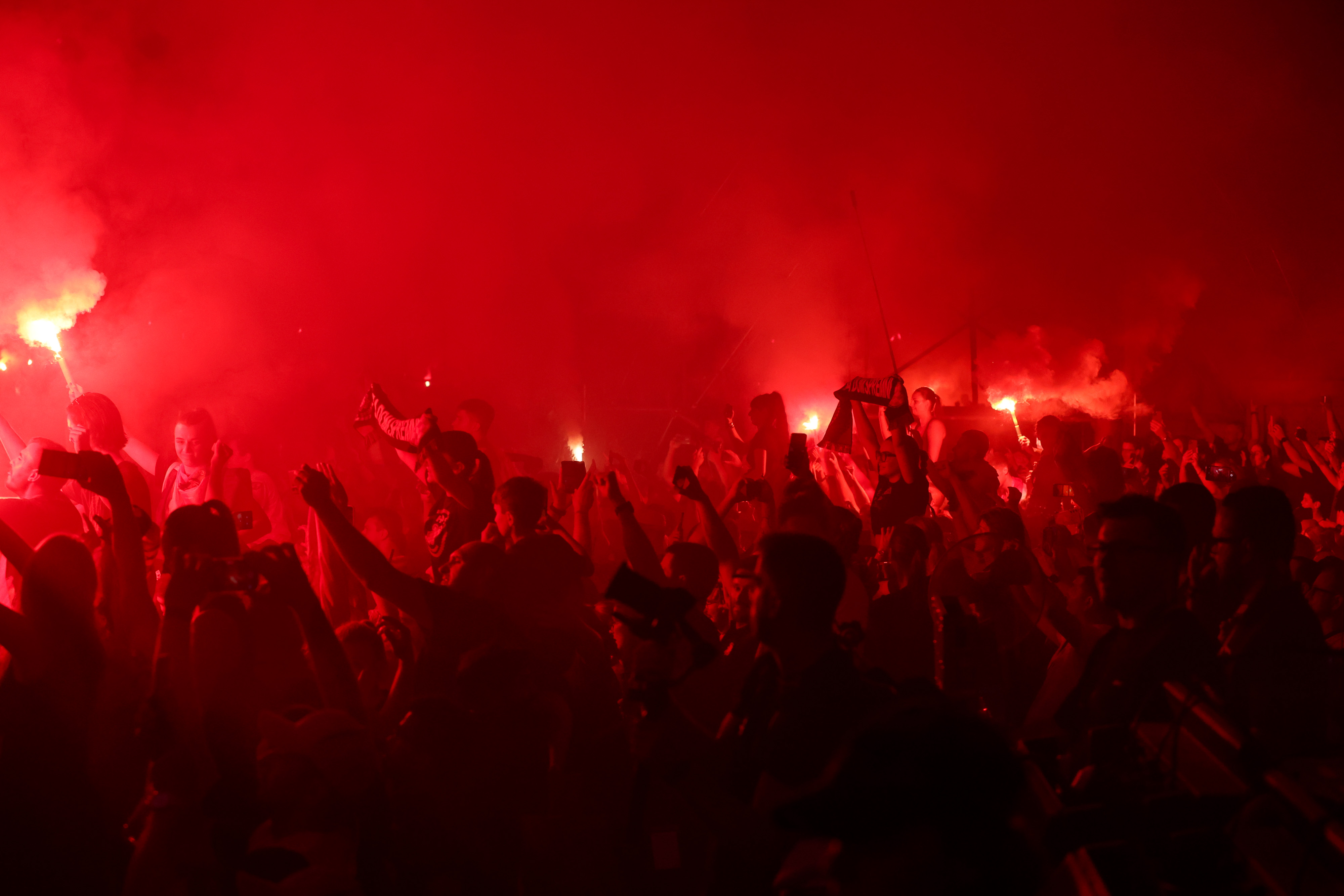 05.07.2025., Zagreb - Koncert Marka Perkovica Thompsona na Hipodromu. Photo: Sanjin Strukic/PIXSELL