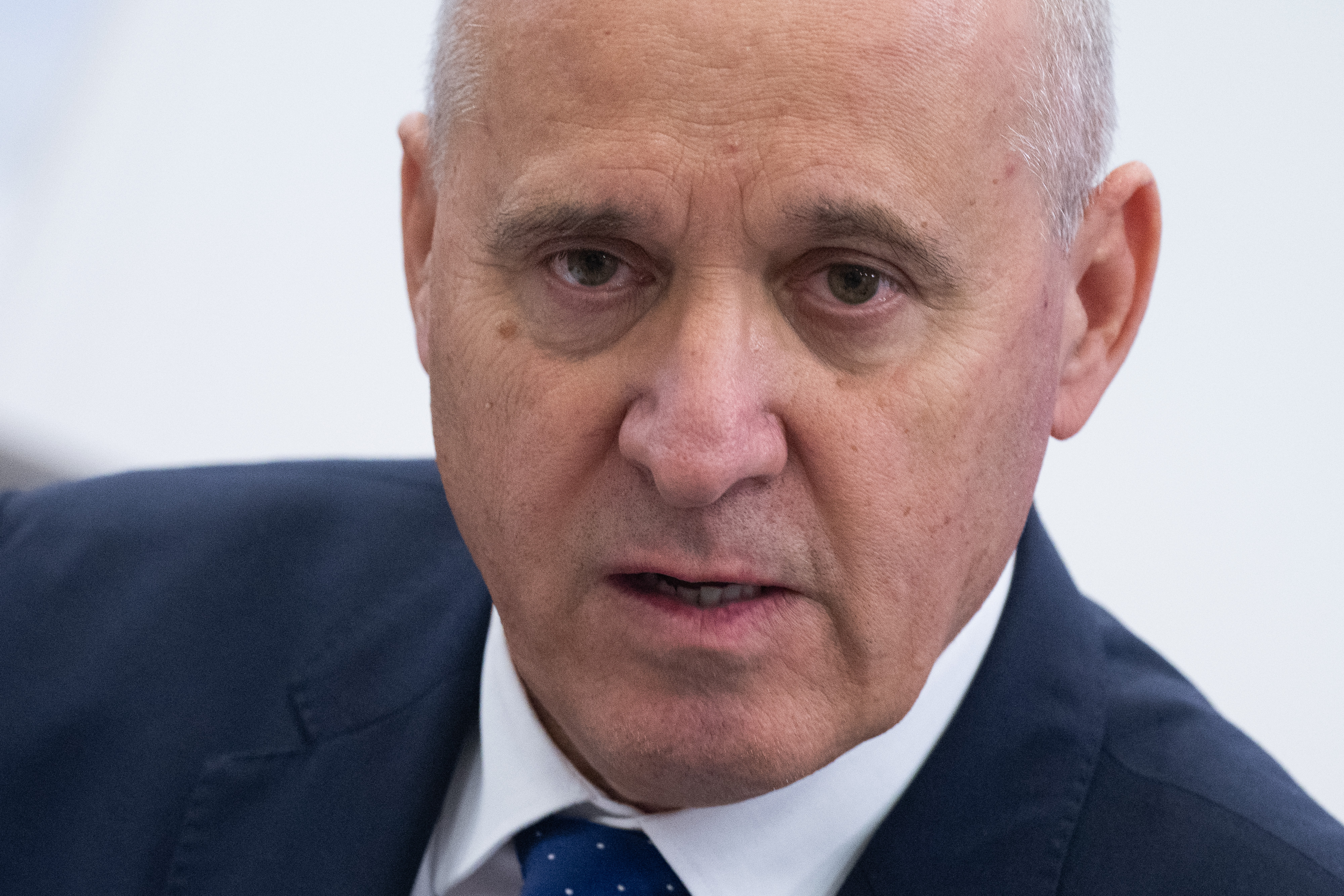 Konferencija za medije nakon sastanka na temu Izvjesca o stanju konstrukcije nebodera Vjesnik nakon pozara. Branko Bacic. Photo: Davor Puklavec/PIXSELL