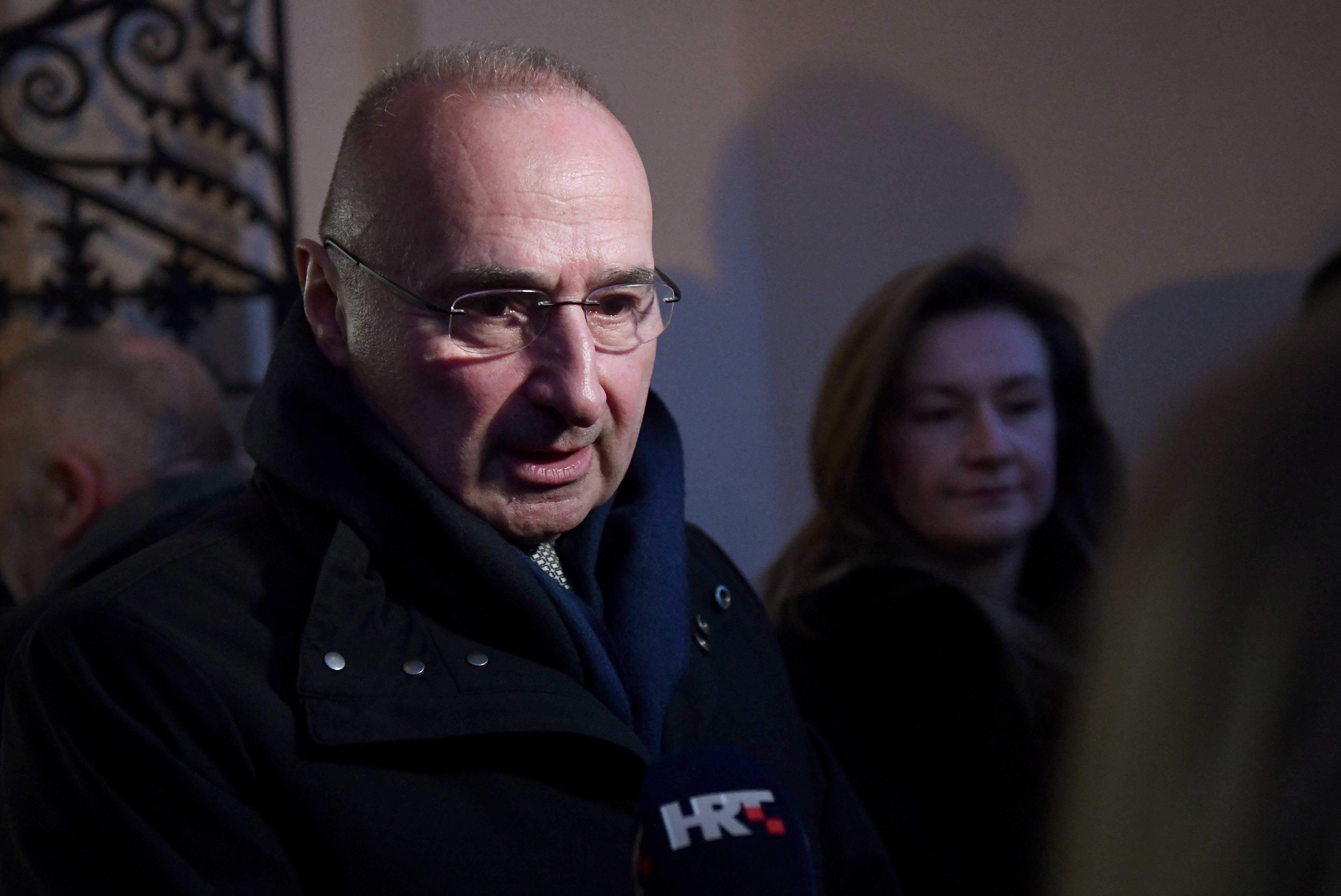 29.11.2025. - Zupna crkva Presvetog Trojstva, Krasic, Hrvatska - Relikvija blazenog Alojzija Stepinca donesena u Krasic. Gordan Grlic Radman. Photo: Josip Mikacic/PIXSELL