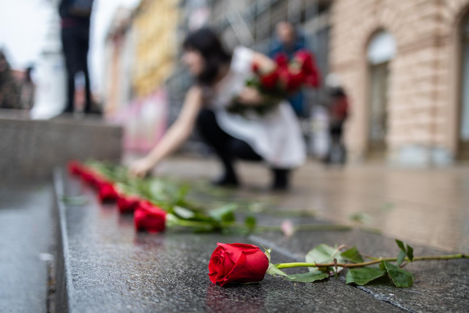 06.12.2025., Zagreb: Treca godisnjica performansa Tiha misa umjetnice Arijane Lekic-Fridrih, ujedno i posljednja Tiha misa u javnom prostoru Photo: Mia Slafhauzer/PIXSELL