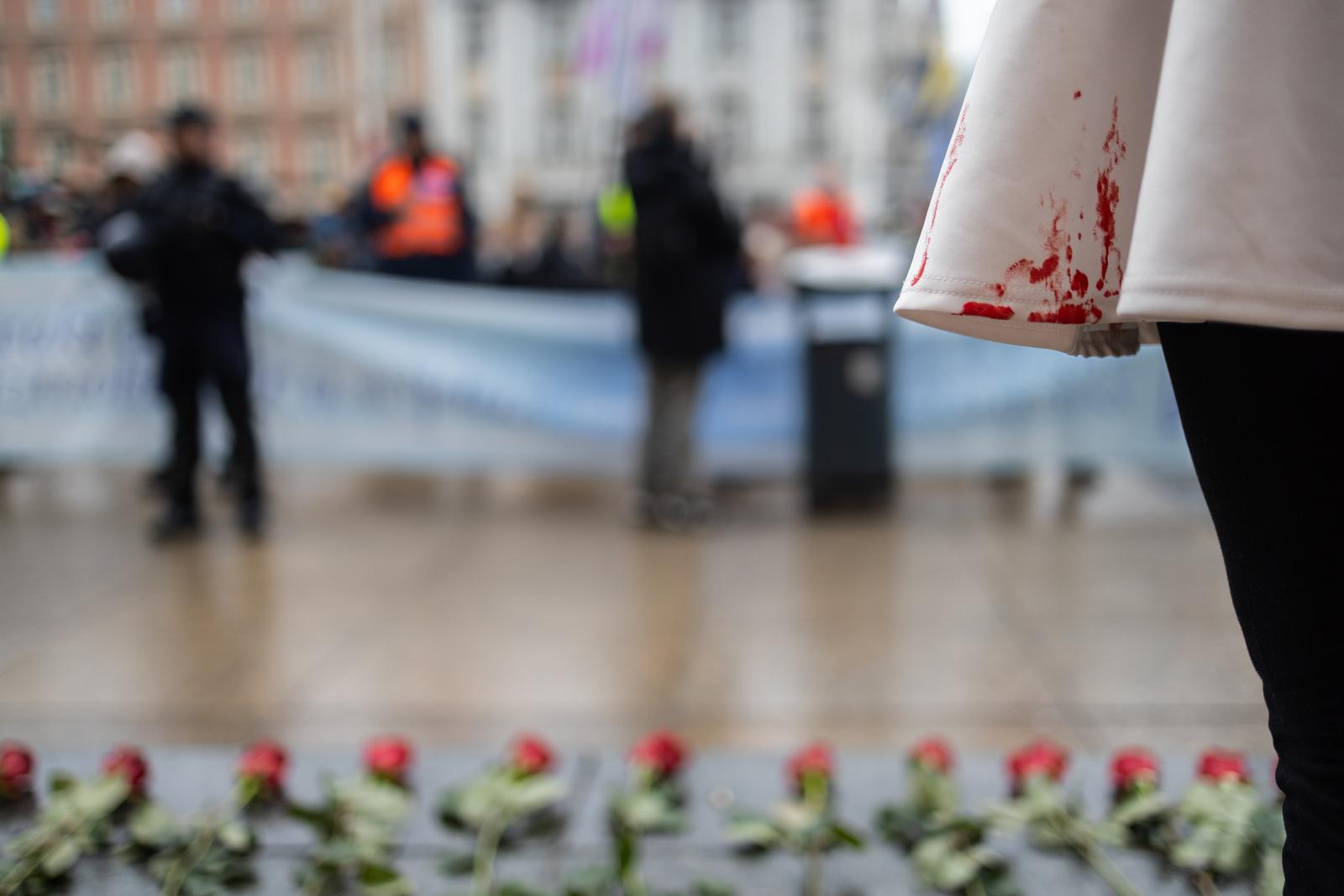 06.12.2025., Zagreb: Treca godisnjica performansa Tiha misa umjetnice Arijane Lekic-Fridrih, ujedno i posljednja Tiha misa u javnom prostoru Photo: Mia Slafhauzer/PIXSELL