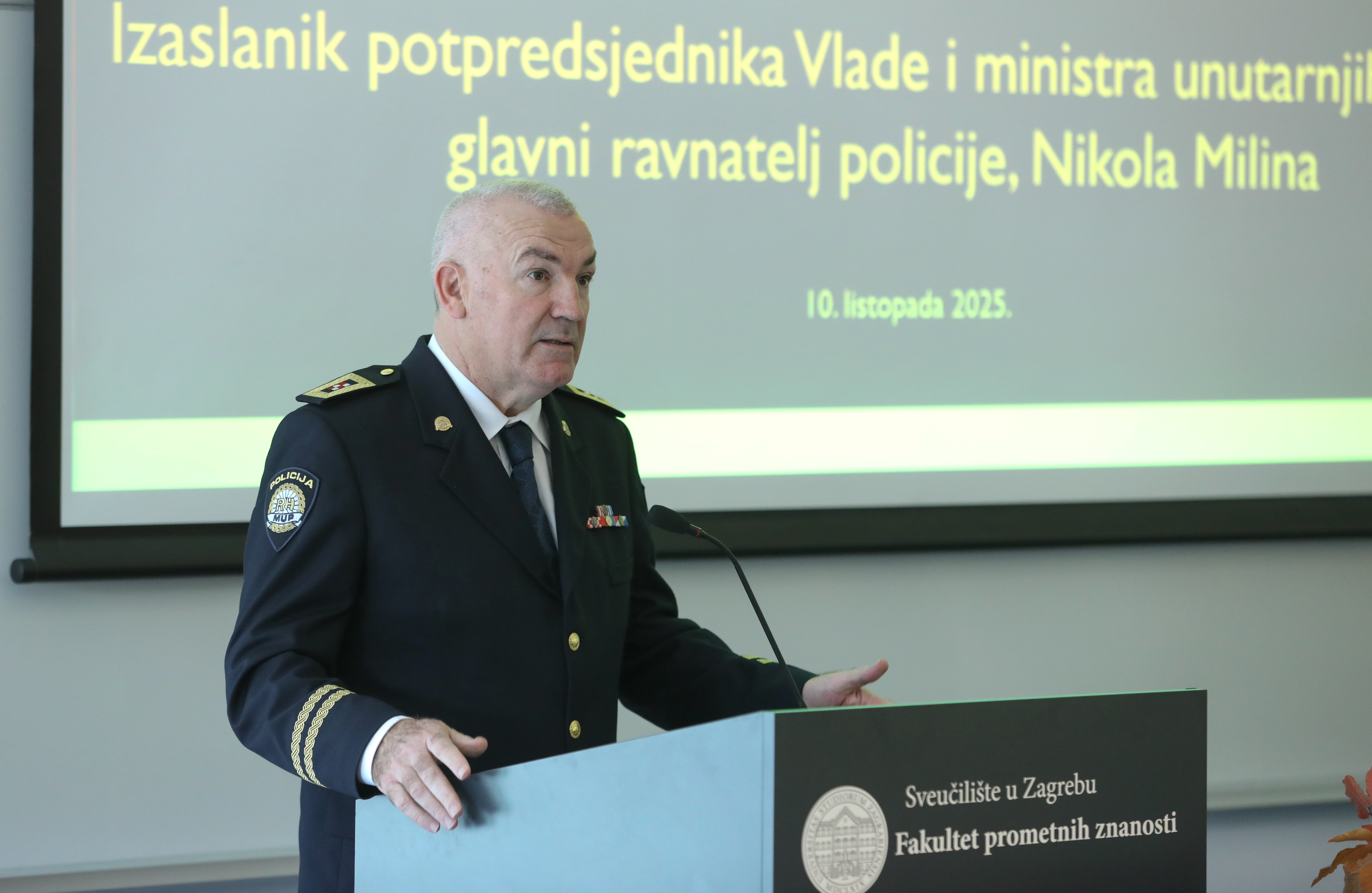 Svecanost obiljezavanja 41. obljetnice Fakulteta prometnih znanosti Sveucilista u Zagrebu odrzana je na Znanstveno-ucilisnom kampusu Borongaj. Nikola Milina Photo: Robert Anic/PIXSELL