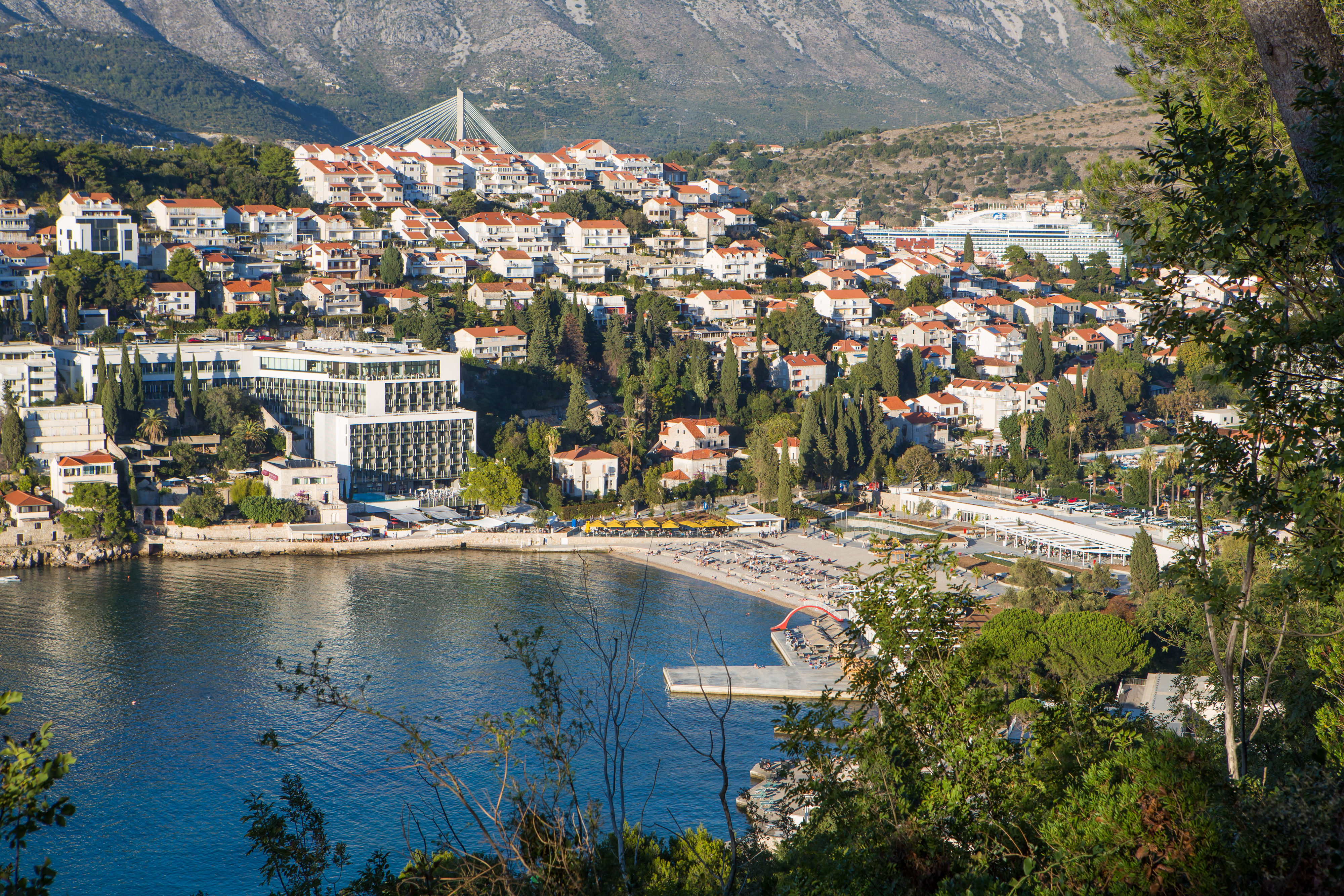 15.10.2017., Brdo Petka, Dubrovnik - Pogled na uvalu Lapad. "nPhoto: Grgo Jelavic/PIXSELL