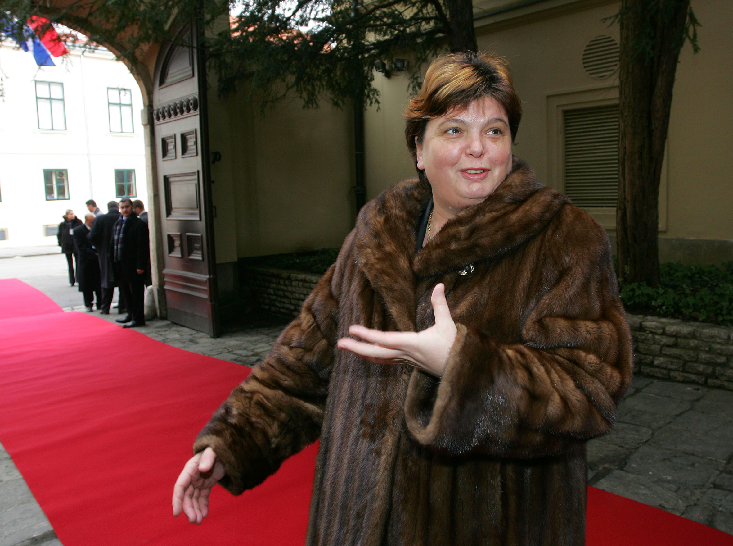 Polaganjem svecane predsjednicke prisege 18. veljace 2005. Stjepan Mesic poceo je svoj drugi petogodisnji mandat na duznosti predsjednika Republike Hrvatske. Vlasta Pavic. Photo: Davor Puklavec/PIXSELL