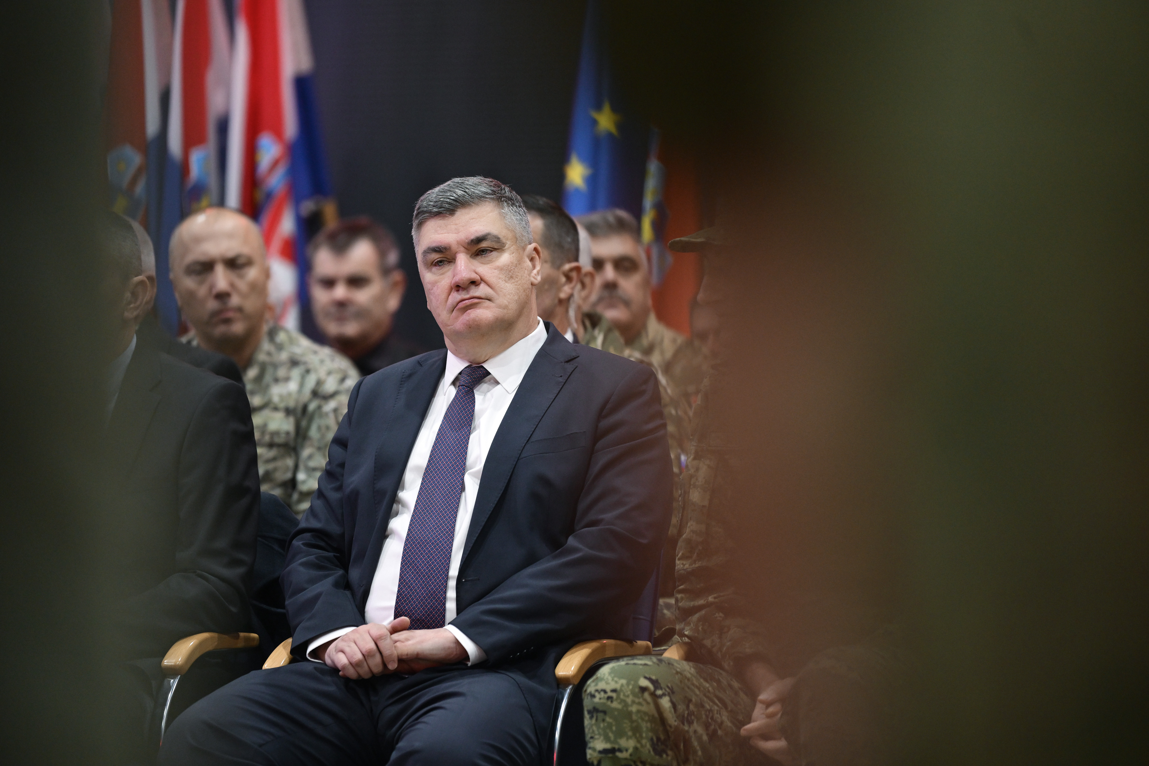 11.12.2025., Zagreb - Svecano obiljezavanje 34. obljetnice Hrvatskog ratnog zrakoplovstva odrzalo se u vojarni Pukovnik Marko Zivkovic na Pleso. Photo: Igor Soban/PIXSELL