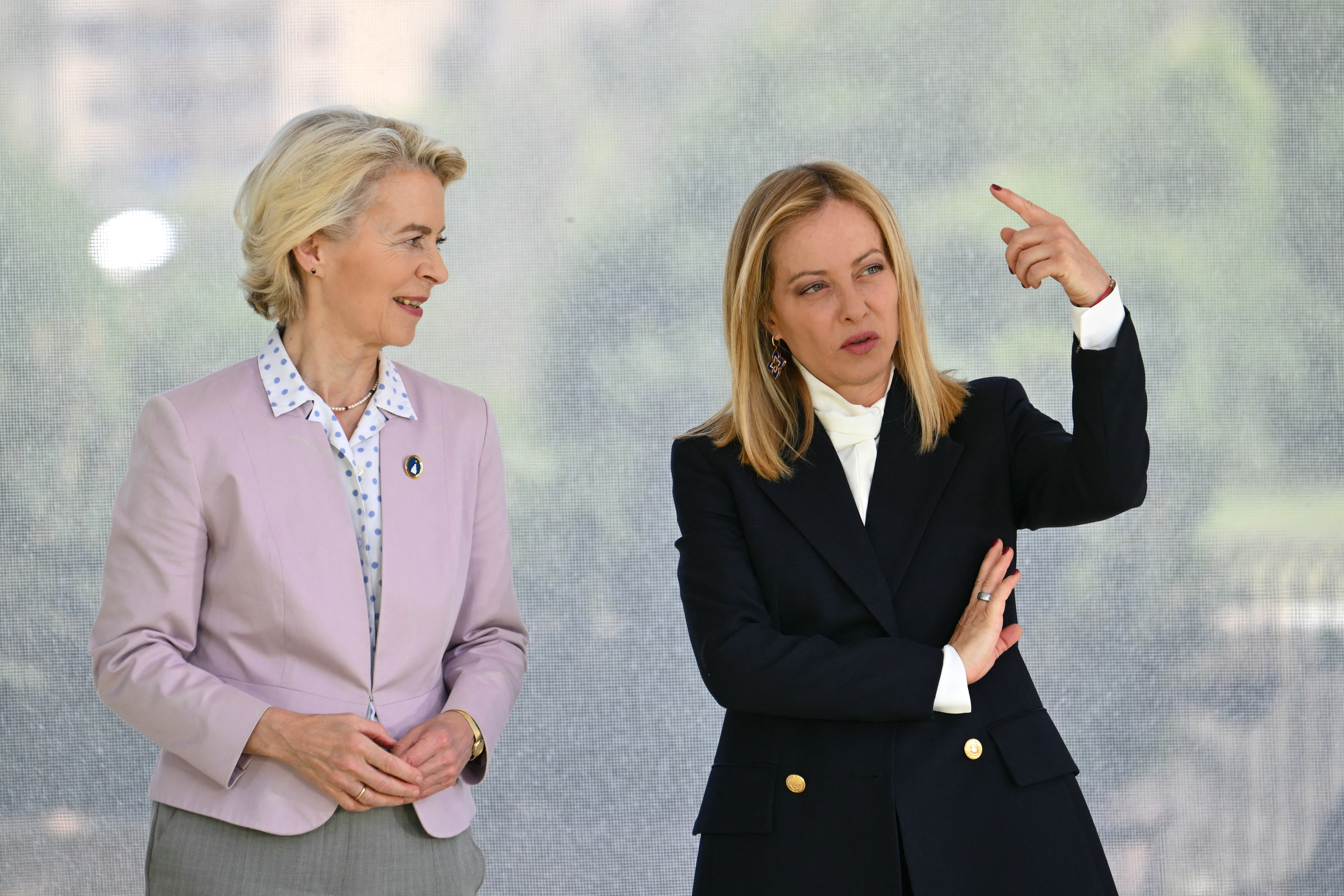 Giorgia Meloni i Ursula von der Leyen