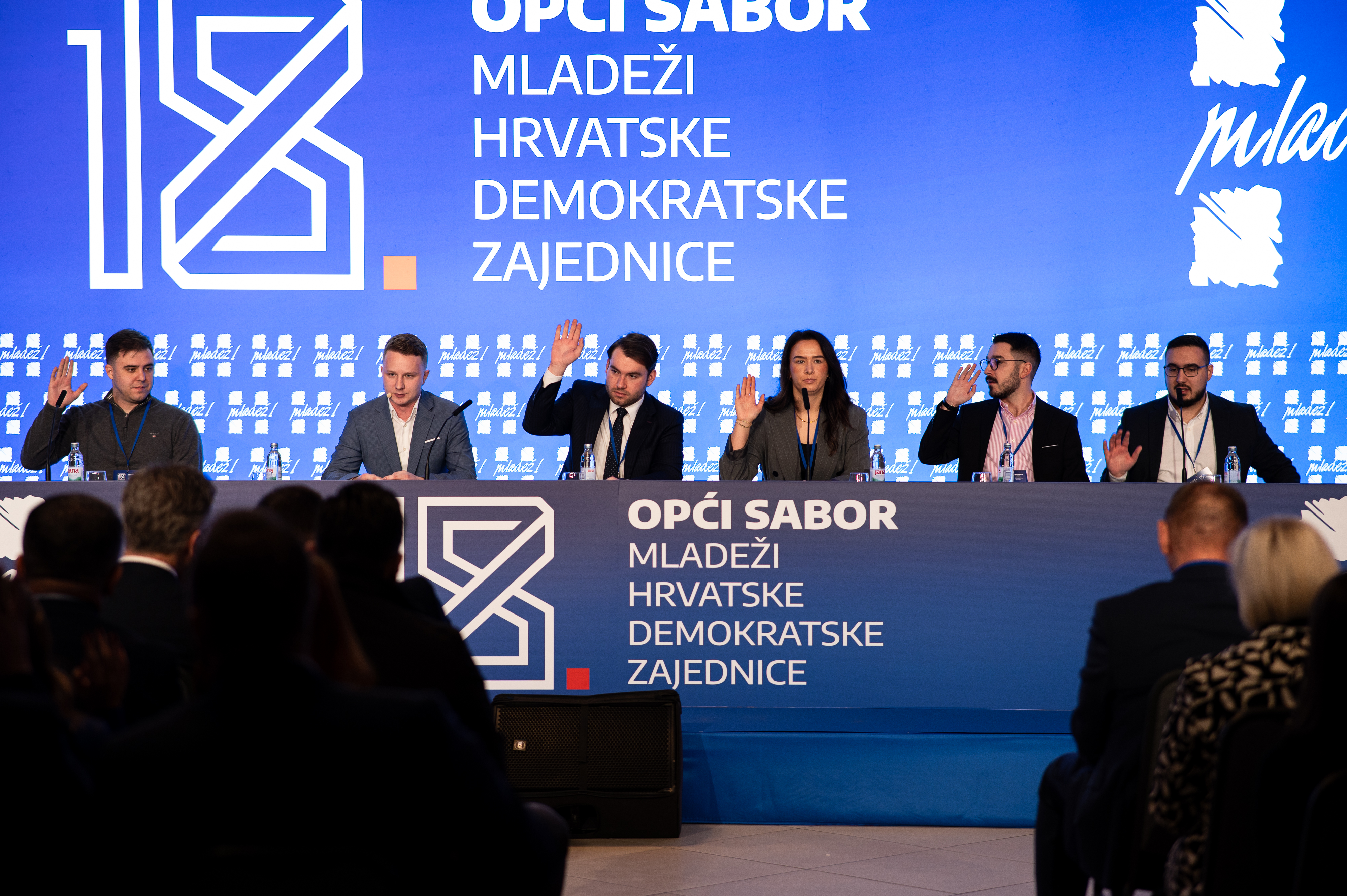 13.12.2025., Gastro Globus, Zagreb - Predsjednik Vlade i HDZ-a Andrej Plenkovic sudjelovao na XVIII. Opcem saboru Mladezi Hrvatske demokratske zajednice Vedran Ivankovic Photo: Luka Antunac/PIXSELL