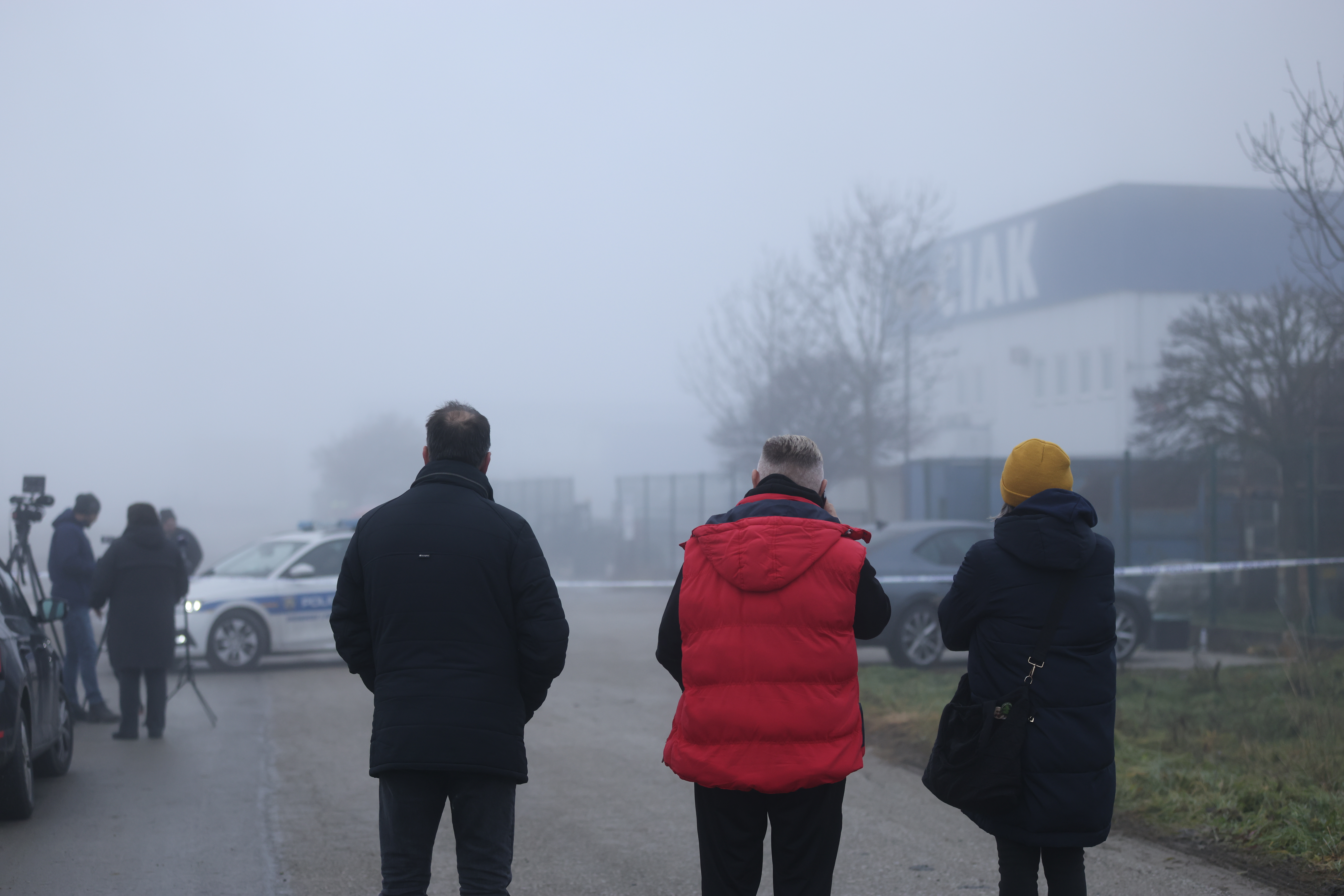 13.12.2025., Zabok- Policijski ocevid nakon pozara koji je izbio u pogonu Ciaka u Zaboku. Photo: Emica Elvedji/PIXSELL
