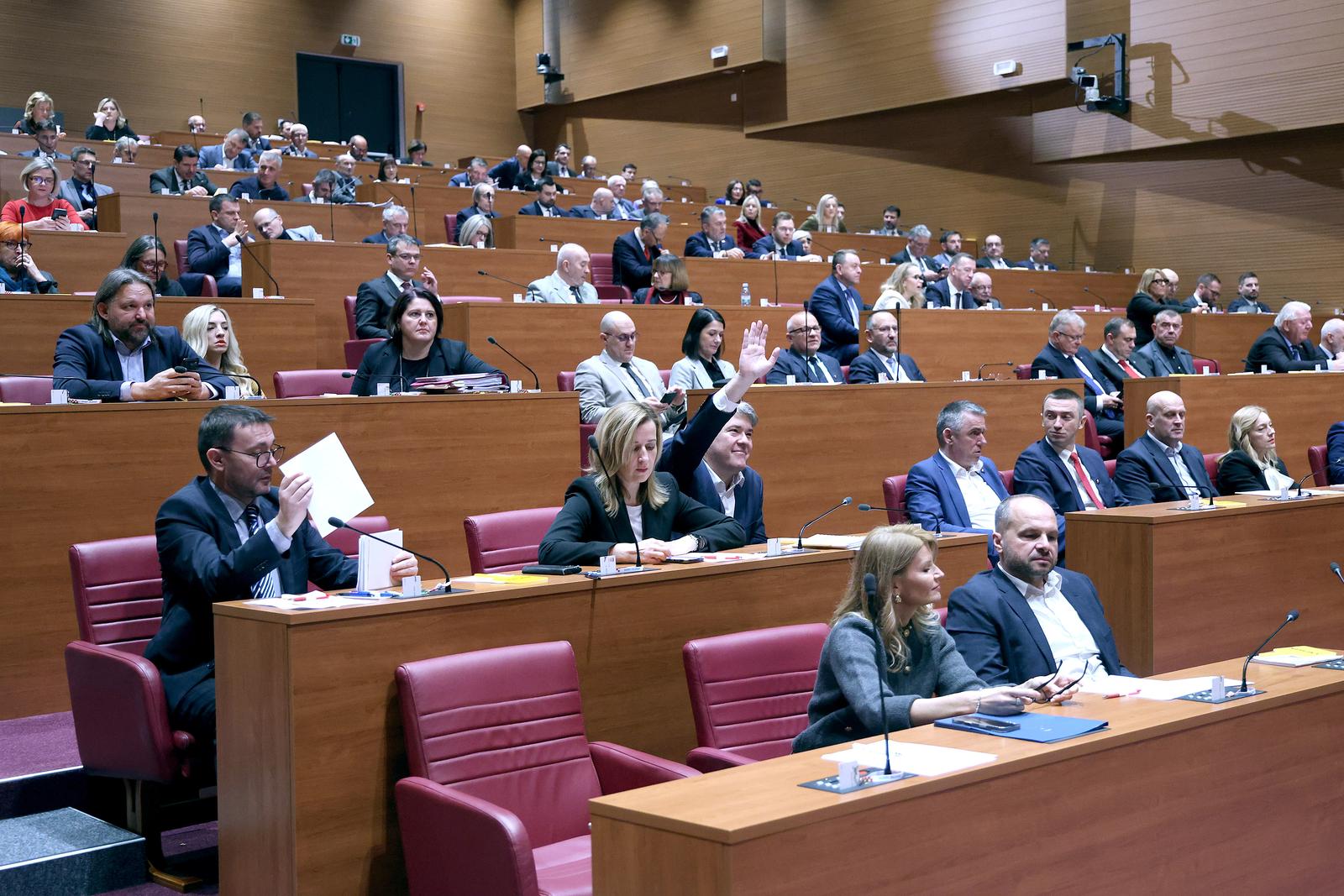 05.12.2025., Zagreb - Sabor 8. sjednicu nastavlja glasovanjem o raspravljenim tockama dnevnog reda medju kojima je i Drzavni proracun za 2026. godinu. Photo: Patrik Macek/PIXSELL
