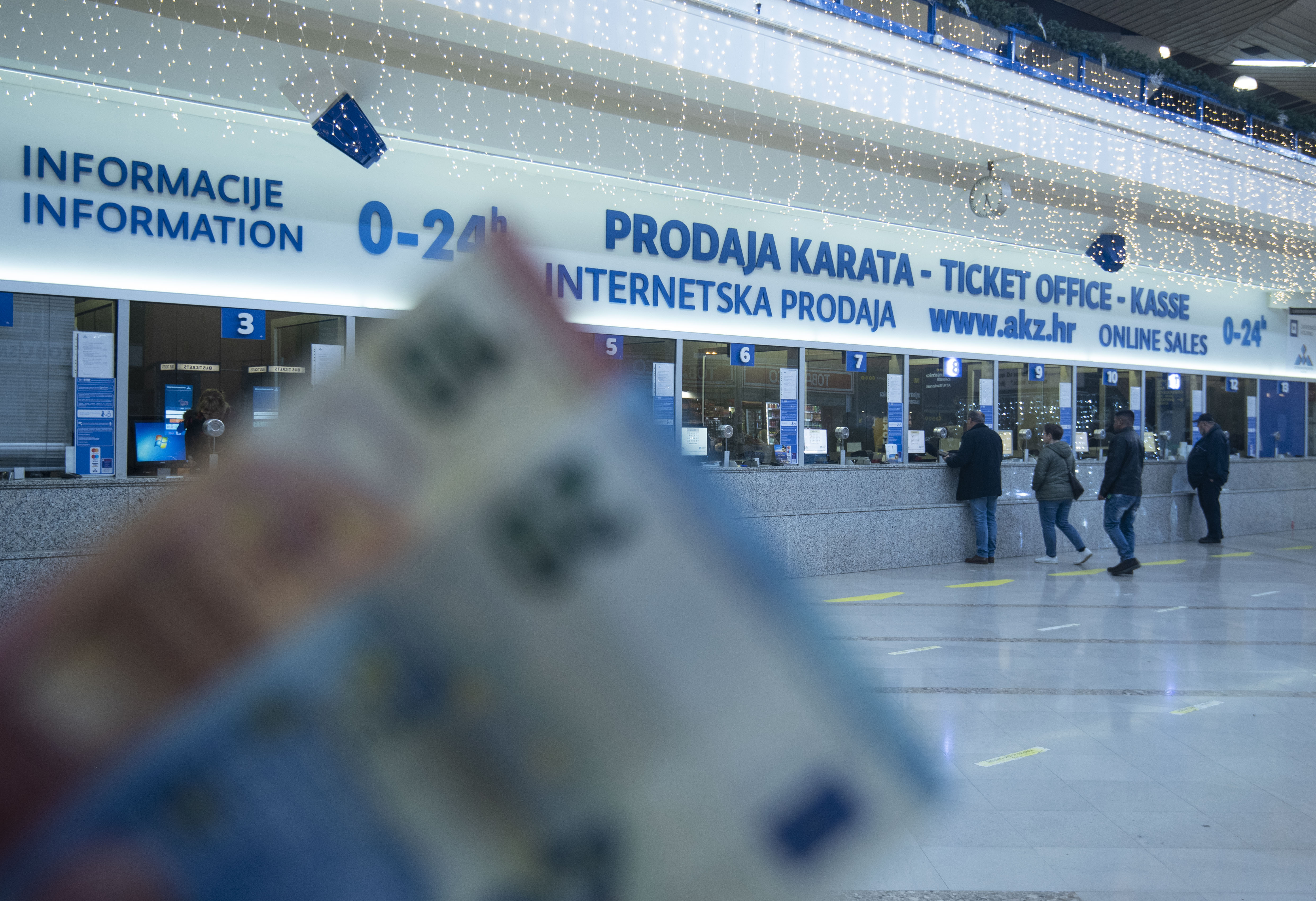 Ilustracije autobusnog kolodvora nakon uvodjenja eura. Photo: Neva Zganec/PIXSELL