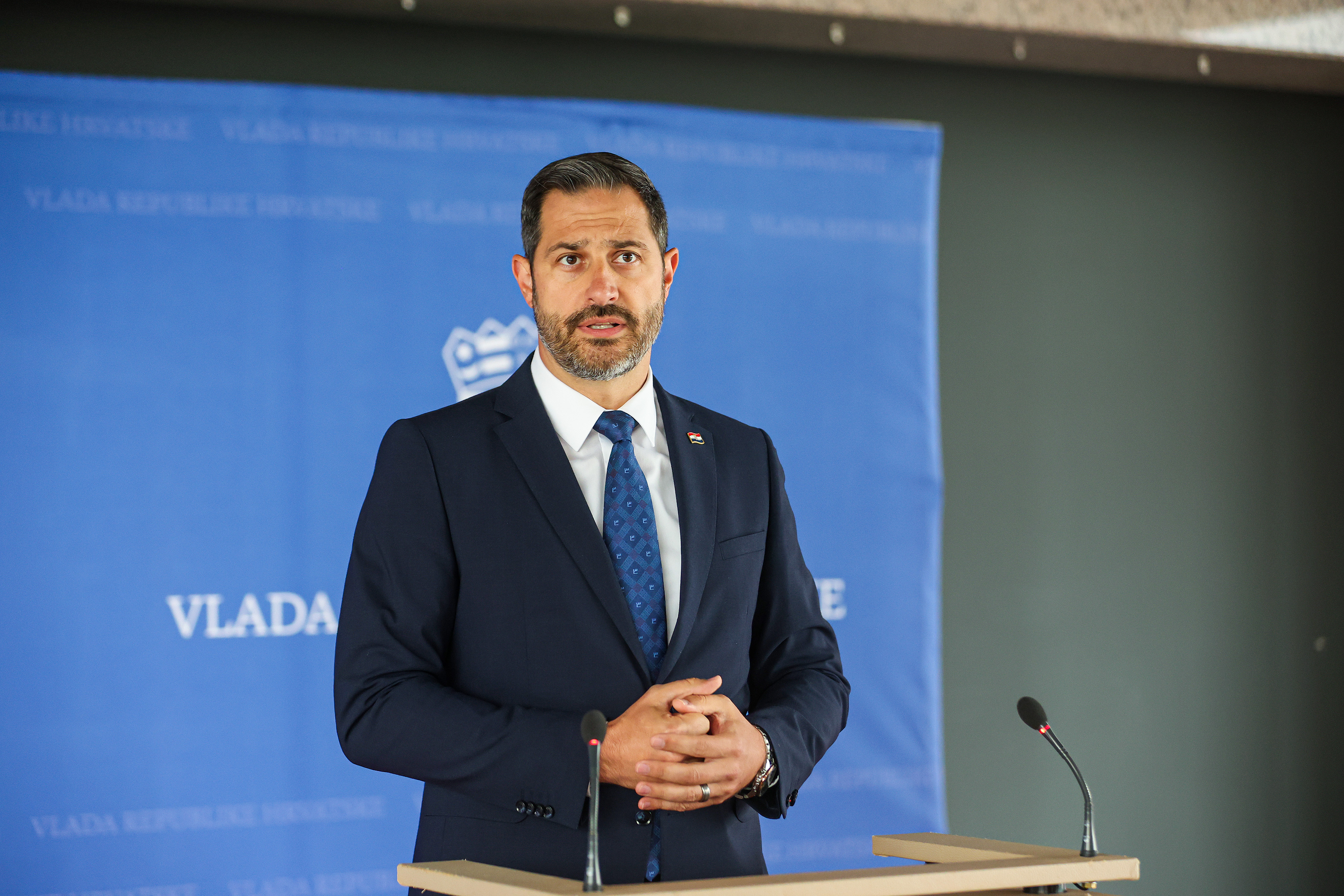16.07.2025., Zagreb - 108. sjednica Vlade Republike Hrvatske odrzana u Nacionalnoj i sveucilisnoj knjiznici. Tonci Glavina. Photo: Luka stanzl/PIXSELL
