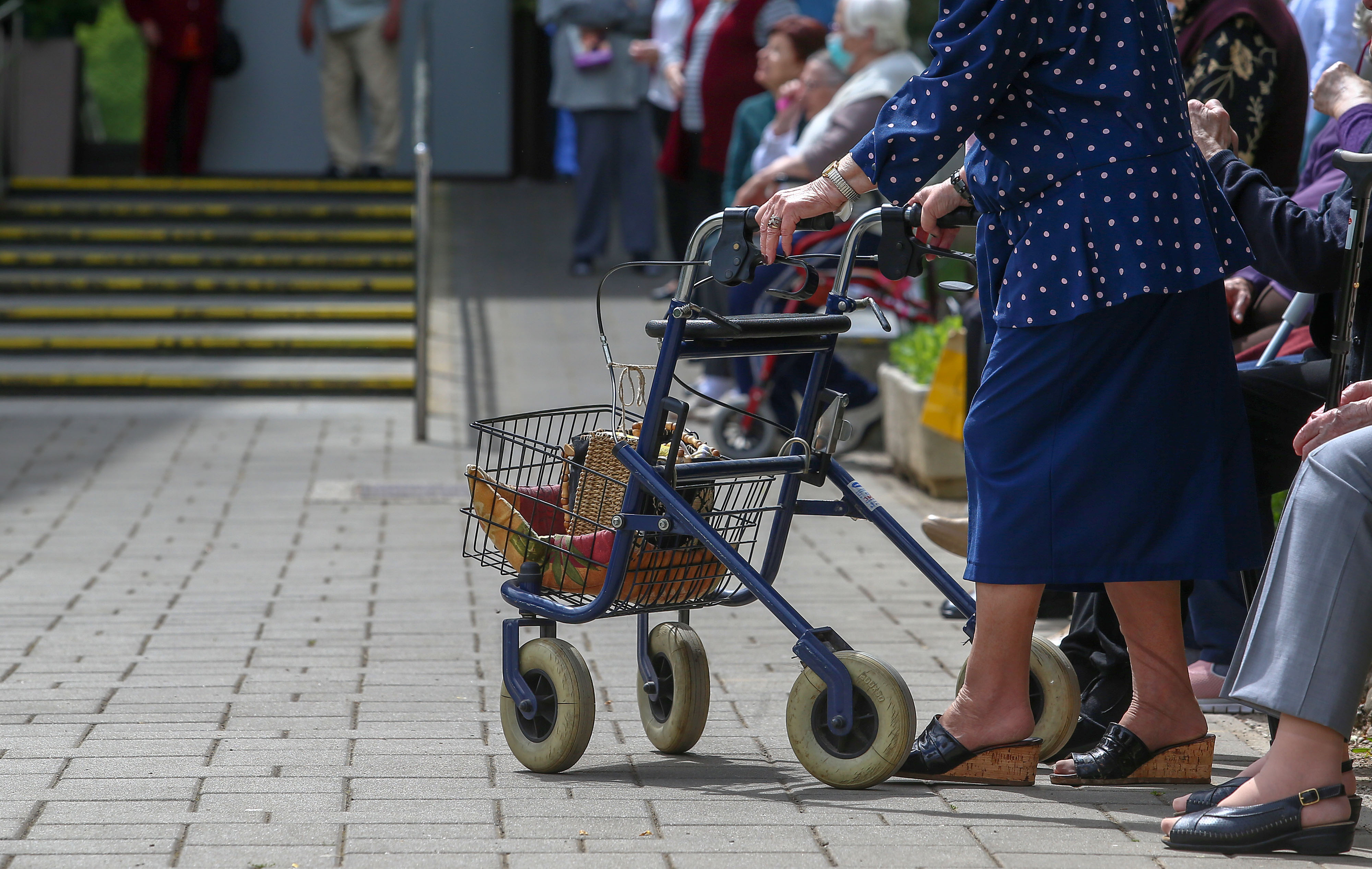29.04.2020. Zagreb  - Dom za starije i nemocne Sveta Ana. Photo: Matija Habljak/PIXSELL