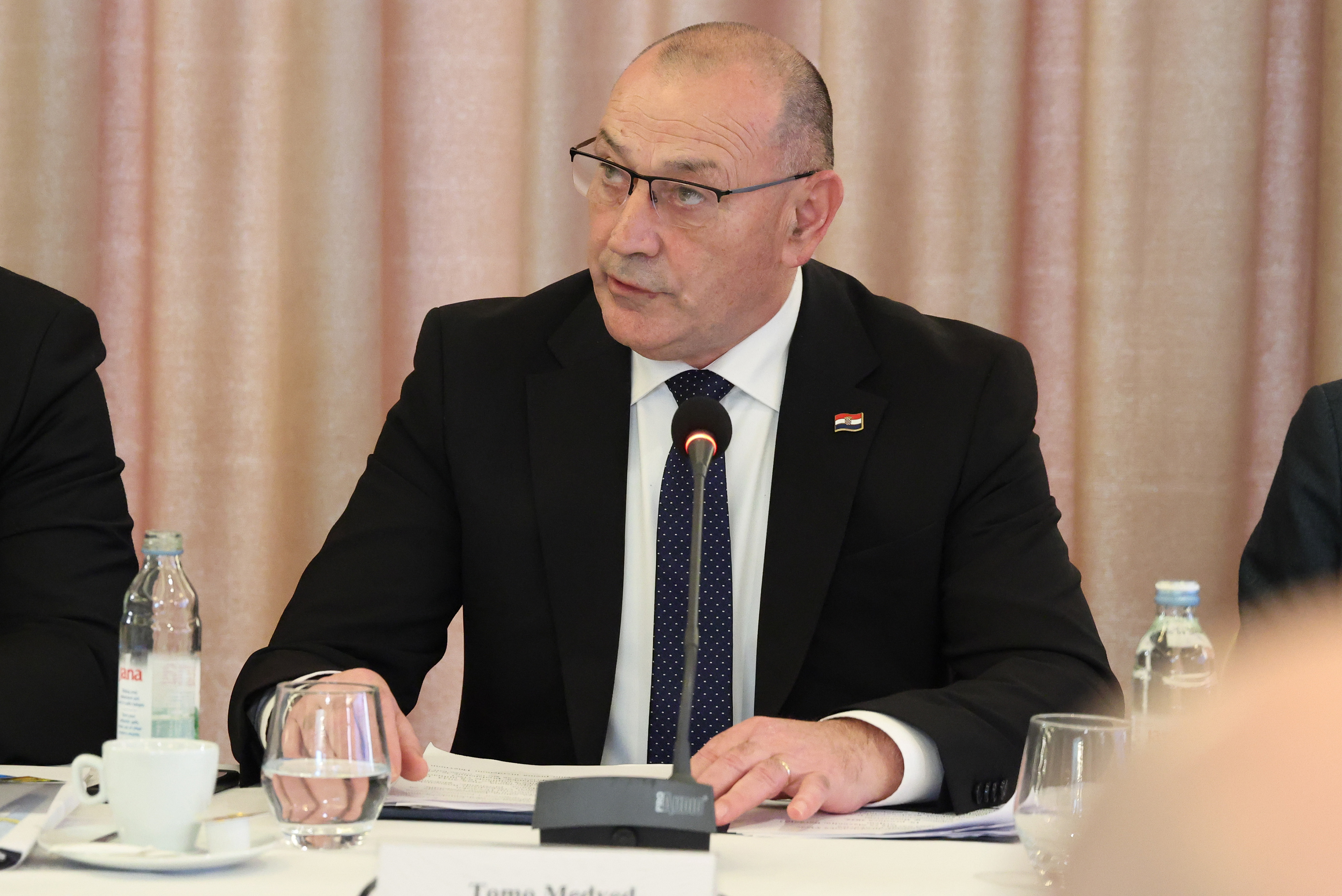 U  Hotelu Dunav odrzana je 20. sjednica Savjeta za Slavoniju, Baranju i Srijem. Photo: David Jerkovic/PIXSELL