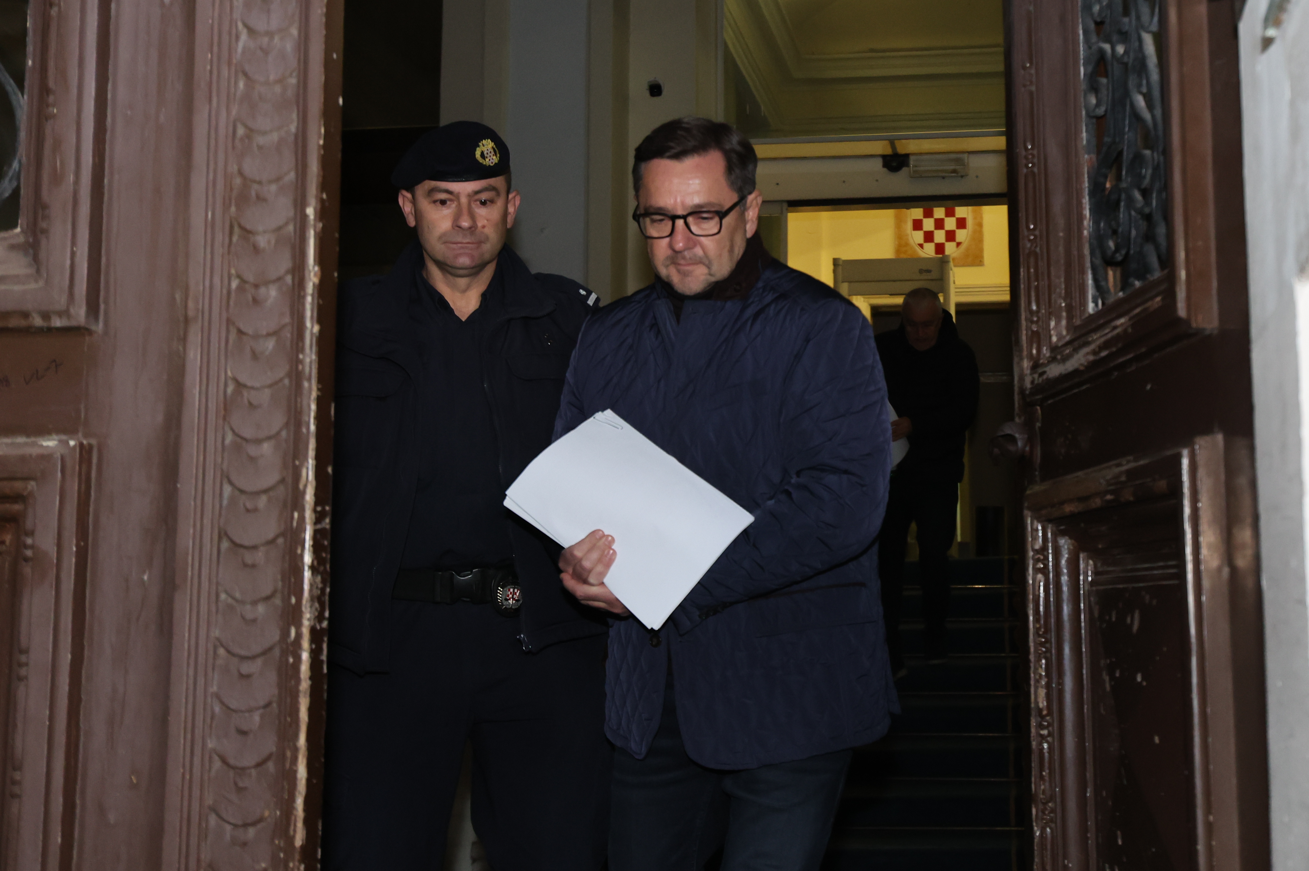 29.11.2025., Zagreb - Andriji Mikulicu i Goranu Veckovicu odredjen istrazni zatvor.  Photo: Sanjin Strukic/PIXSELL