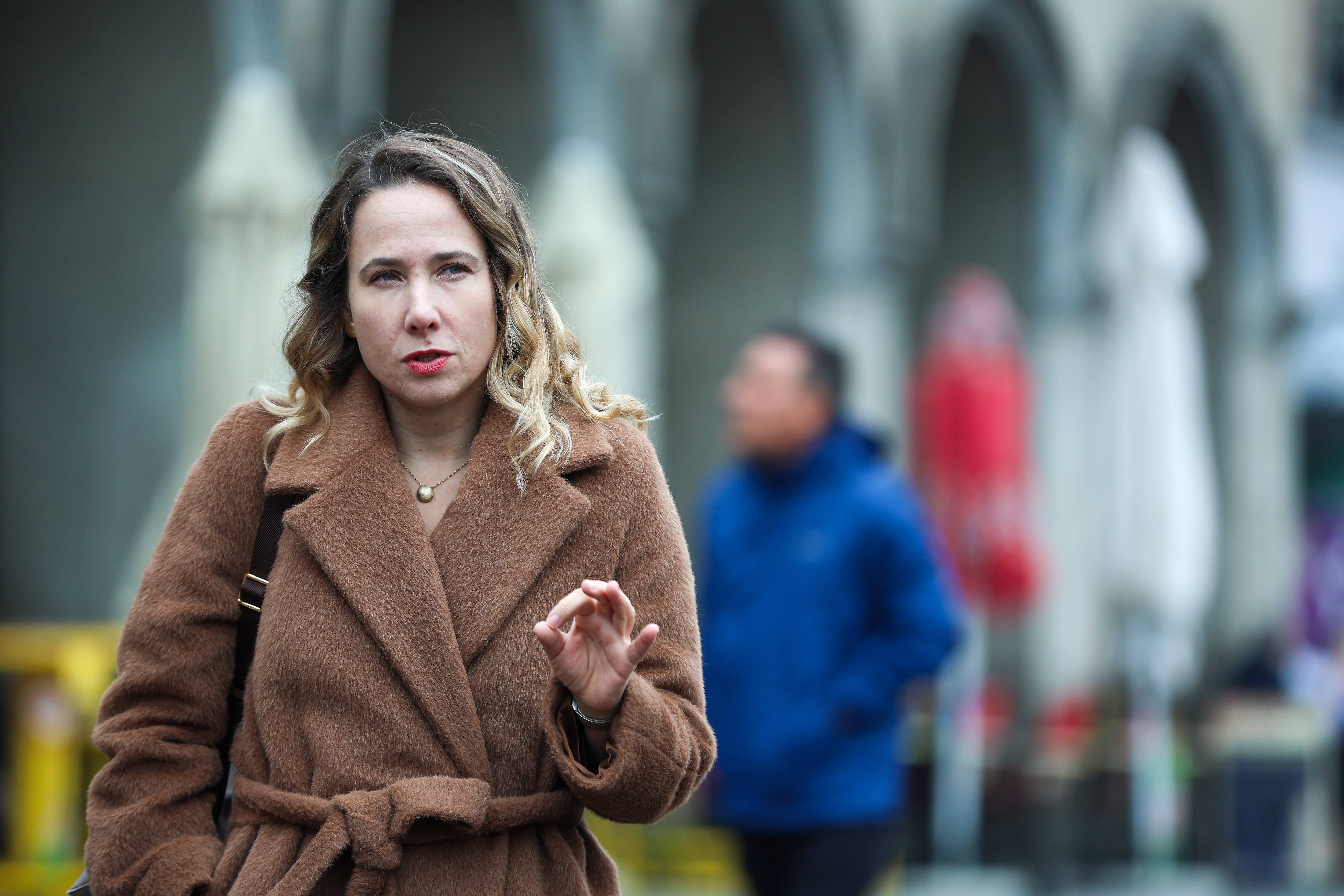 Trznica Dolac. Konferencija za medije Kluba zastupnika Marije Selak Raspudic