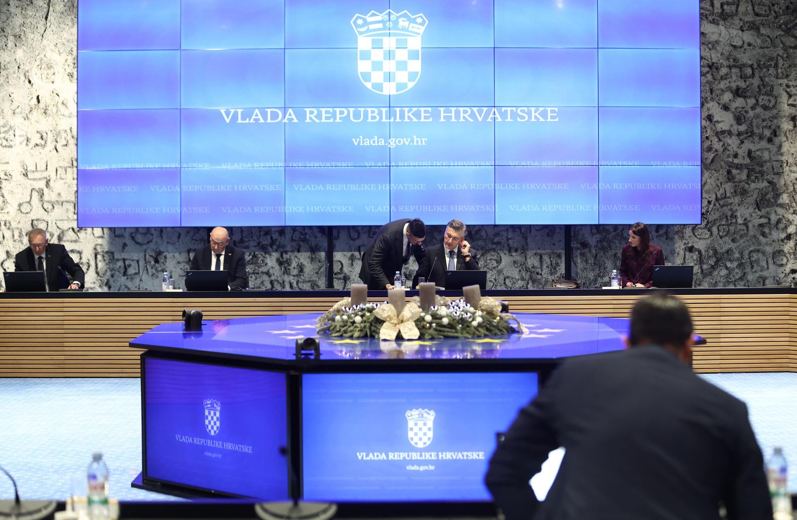 23.12.2025. - NSK, Zagreb, Hrvatska - Sjednica Vlade RH. Photo: Josip Mikacic/PIXSELL