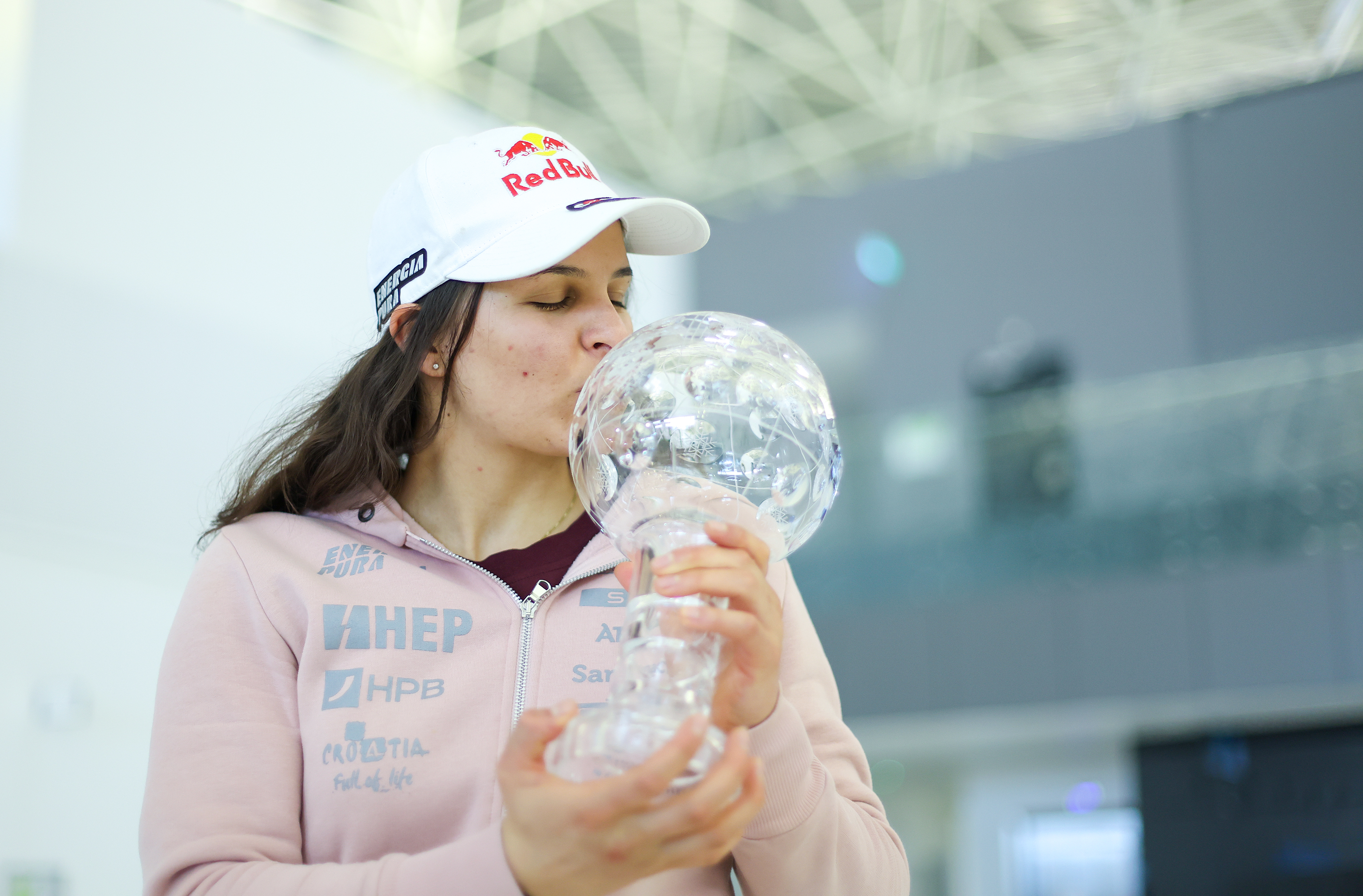 29.03.2025., Zagreb - Dolazak Zrinke Ljutic iz SAD-a