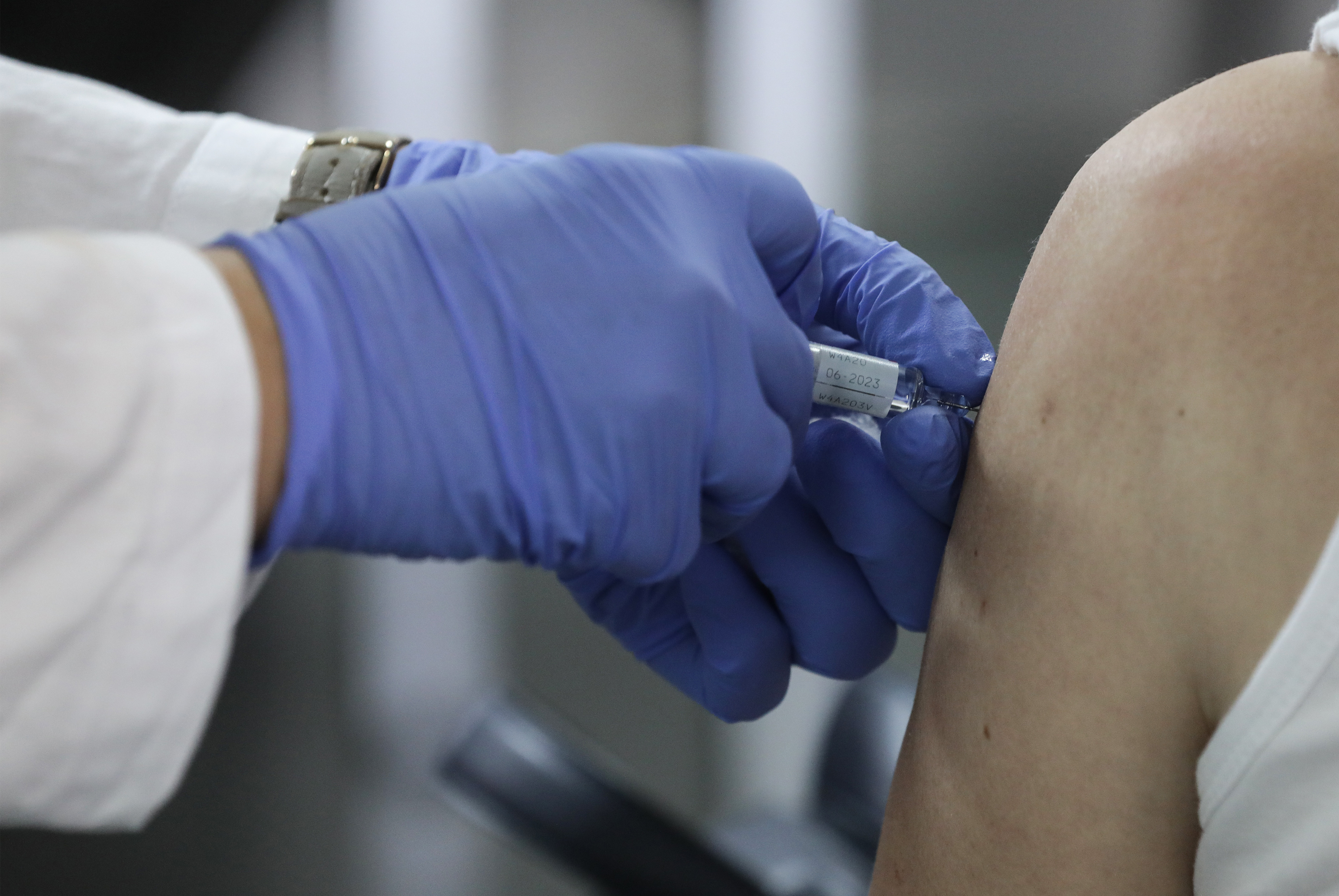 19.10.2022., Zagreb - U Zavodu za javno zdravstvo zapocelo je cijepljenje gradjana protiv sezonske gripe. Photo: Robert Anic/PIXSELL