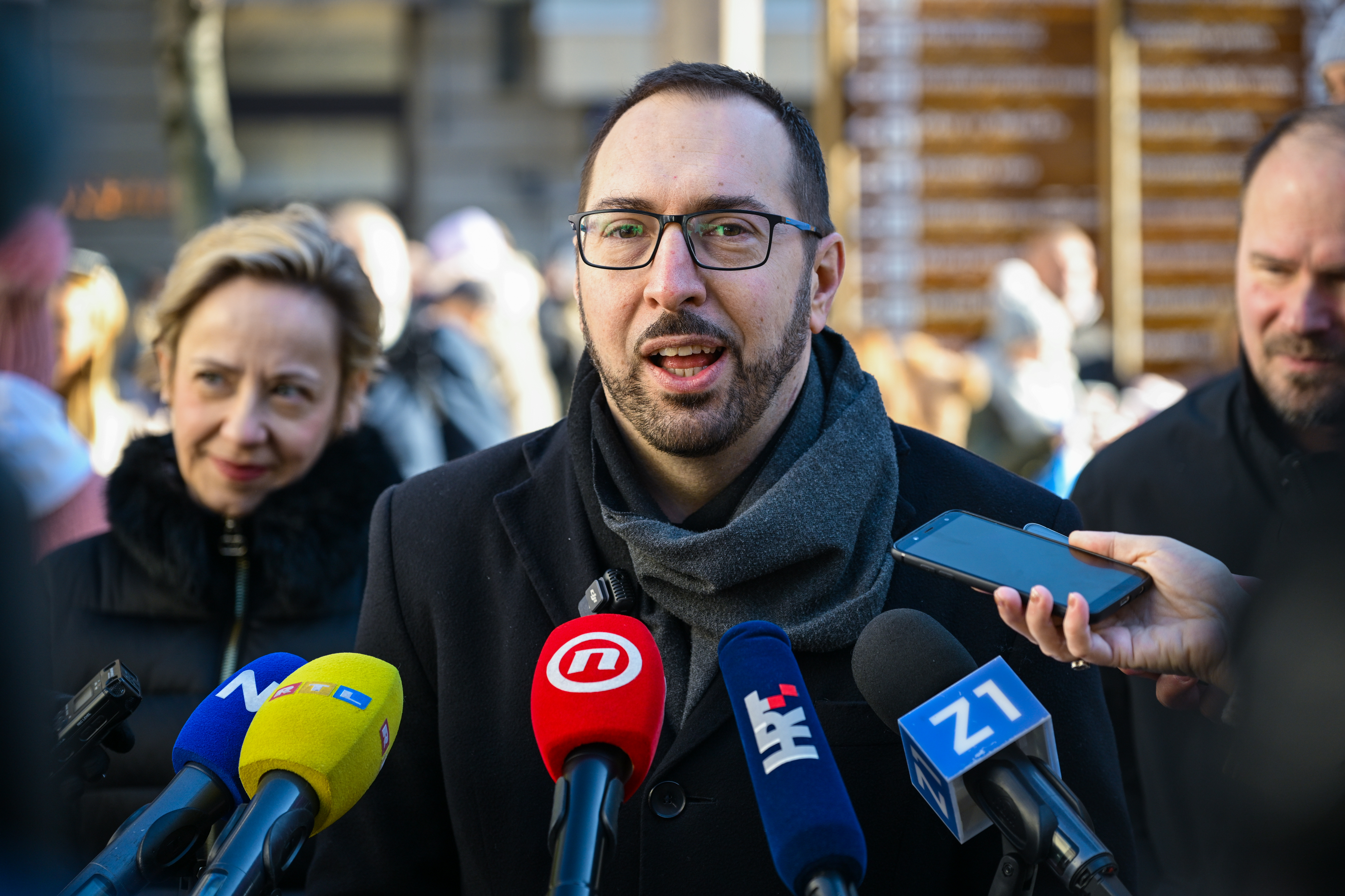 31.12.2025., Zagreb - Proslava djece Nove godine na Cvjetnom trgu uz Bojana Jambrošića. Photo: Neva Zganec/PIXSELL