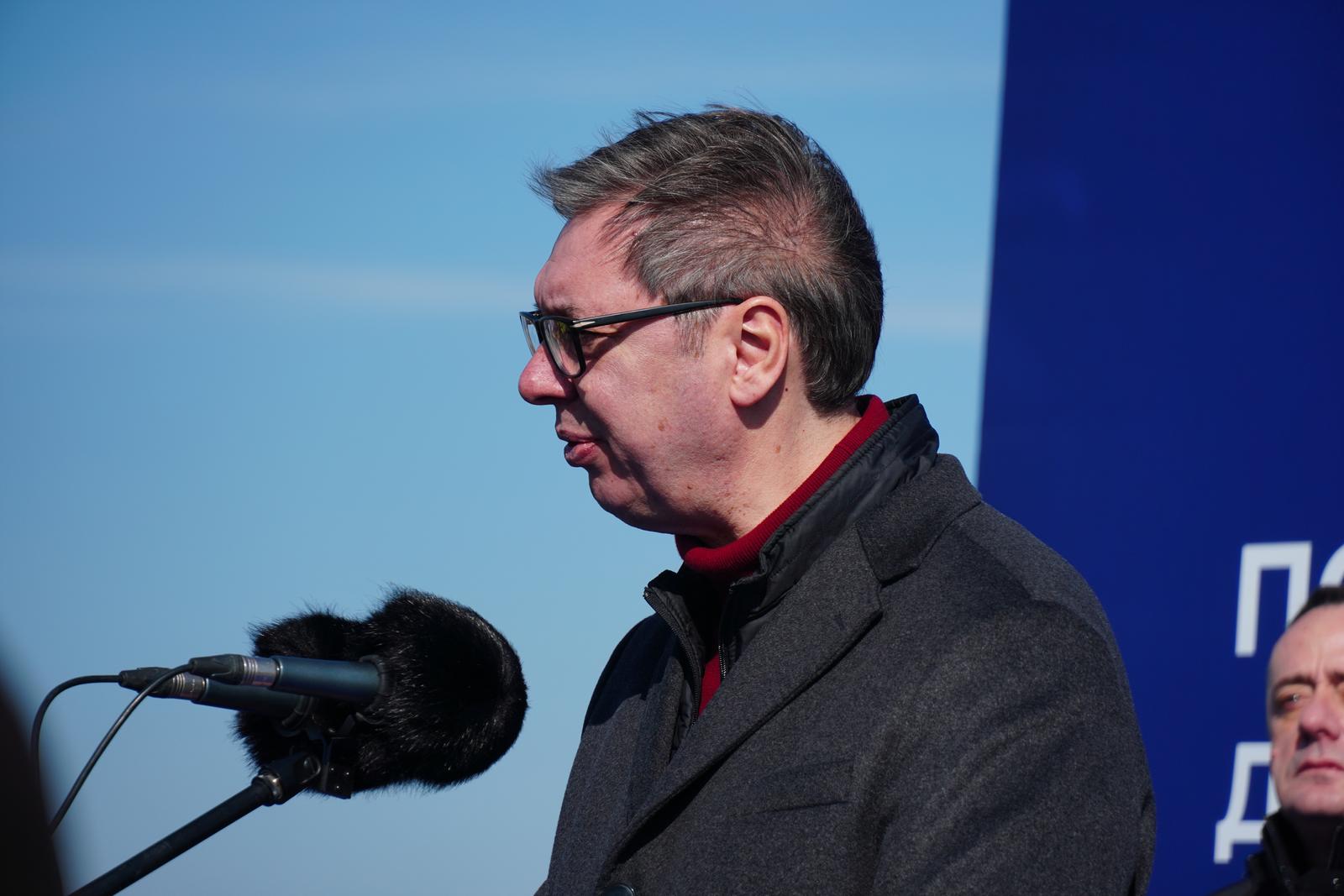 Požarevac: Predsjednik Republike Srbije Aleksandar Vučić otvorio je dionicu Dunavskog koridora
