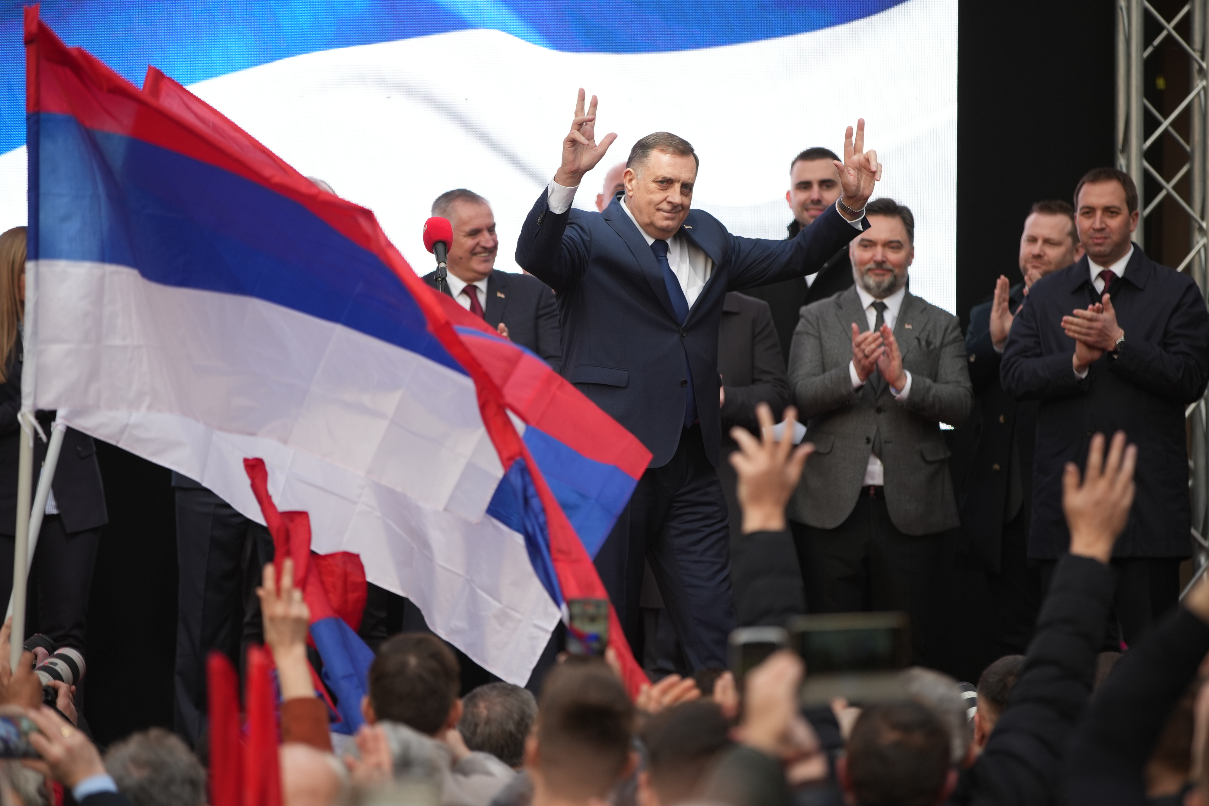 Banja Luka: Podrška predsjedniku Miloradu Dodiku uoči izricanja presude pred Sudom BiH