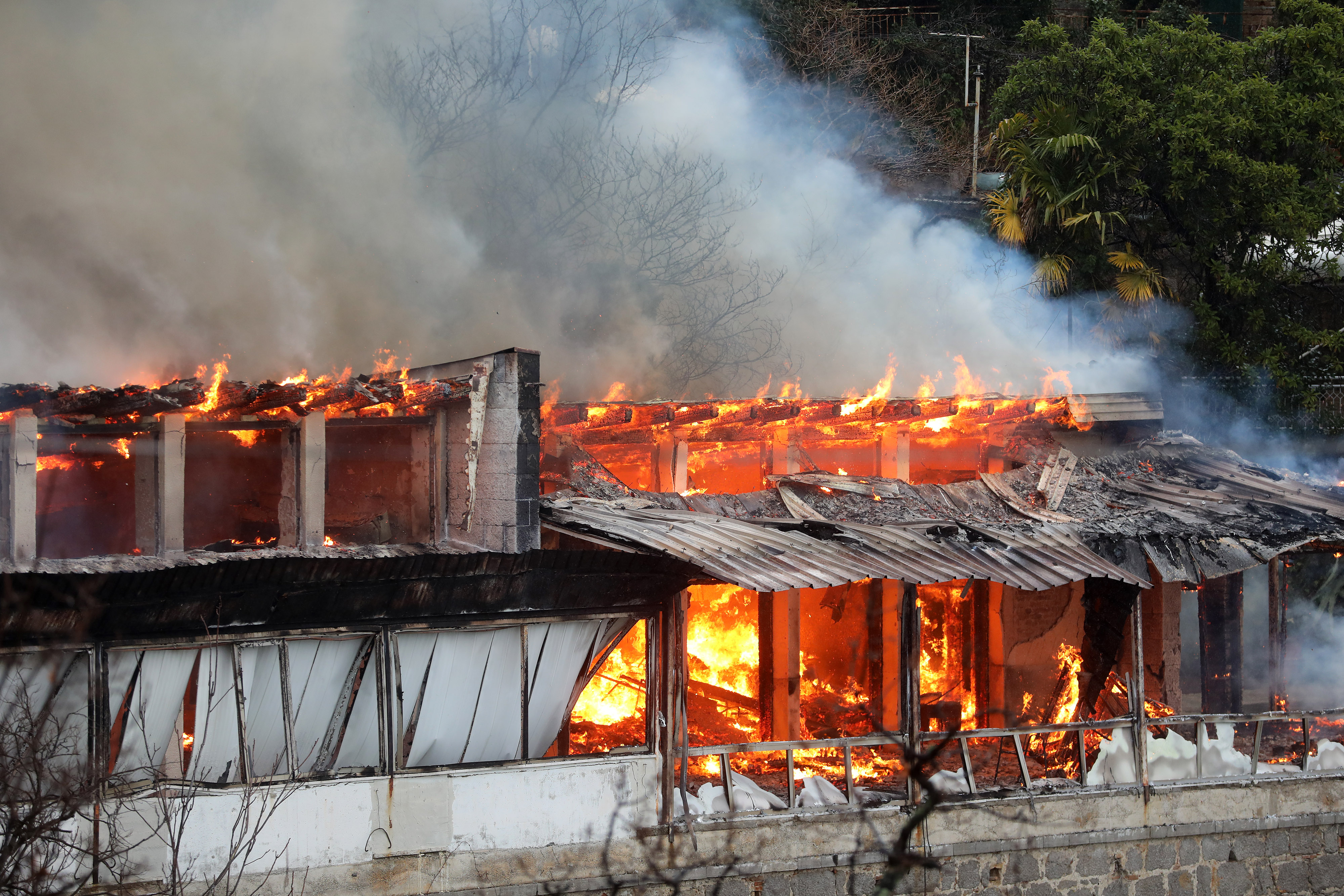 Opatija: Poar na objektu nekadanjeg restorana Amfora