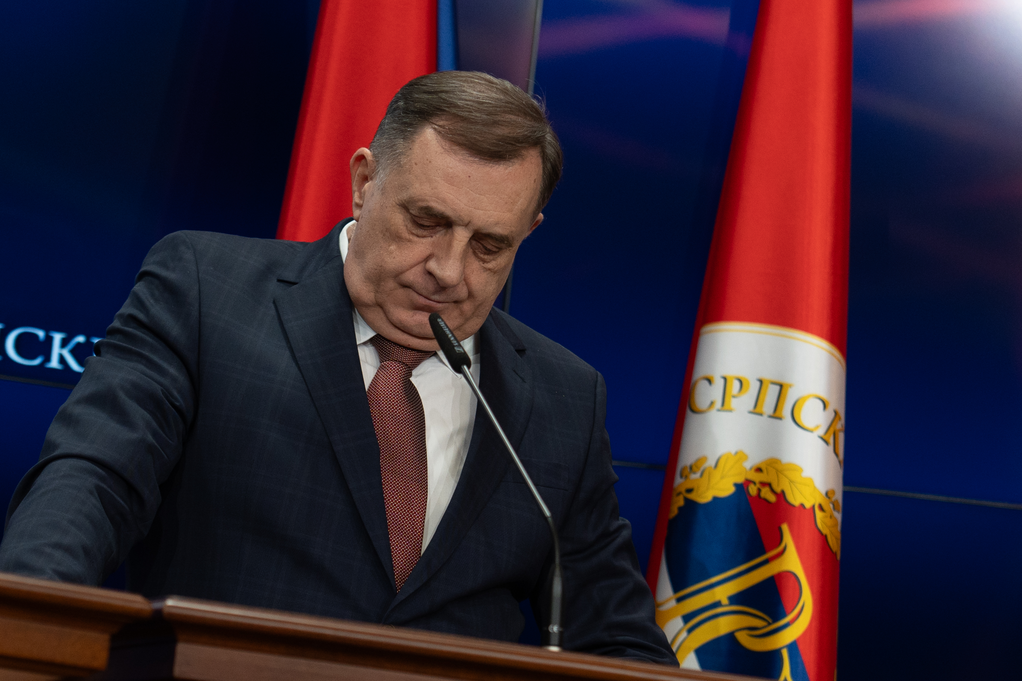Banja Luka: Milorad Dodik i Željka Cvijanović održali konferenciju za medije povodom trenutne krize u BiH nakon presude Dodiku
