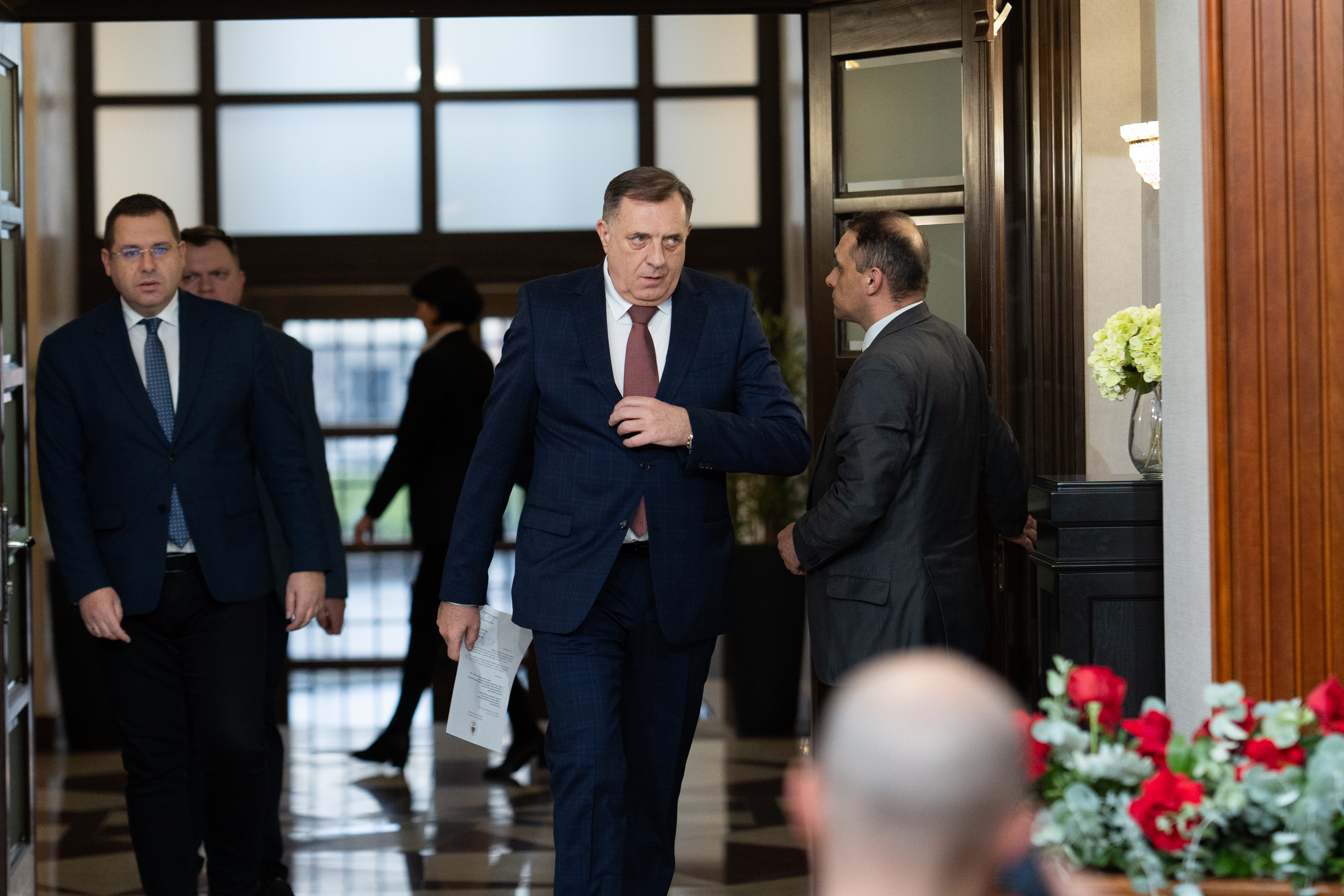 Banja Luka: Milorad Dodik i Željka Cvijanović održali konferenciju za medije povodom trenutne krize u BiH nakon presude Dodiku