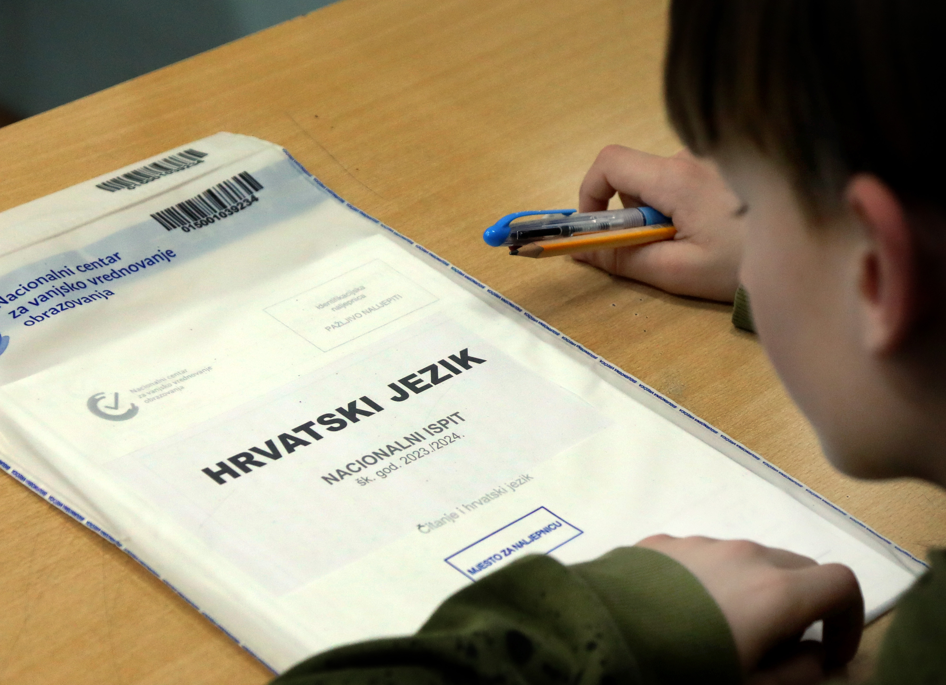 Šibenik: Započelo pisanje nacionalnog ispita iz Hrvatskog jezika za učenike četvrtog razreda