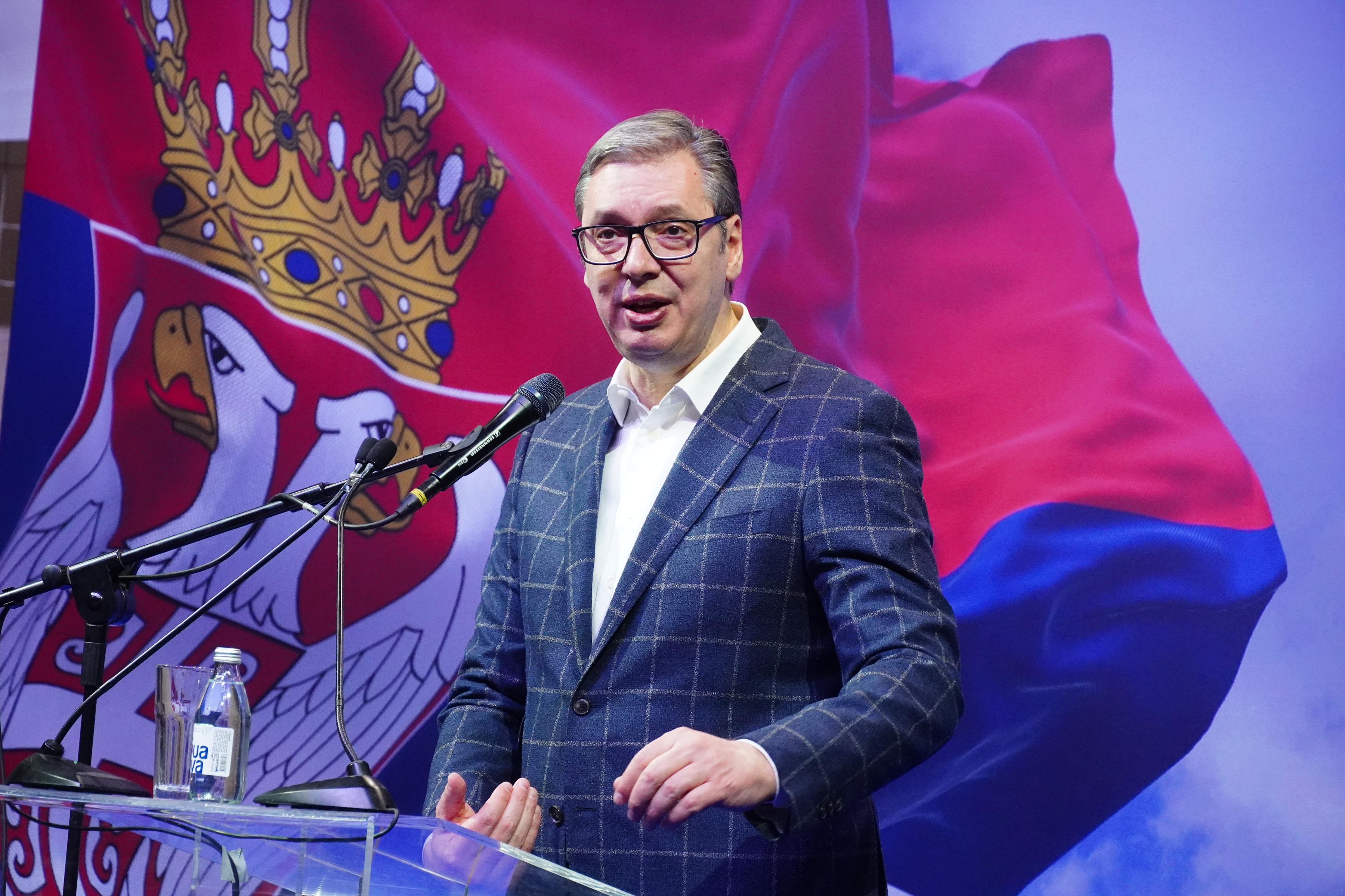 Smederevo: Aleksandar Vučić obratio se građanima u Sportskoj dvorani