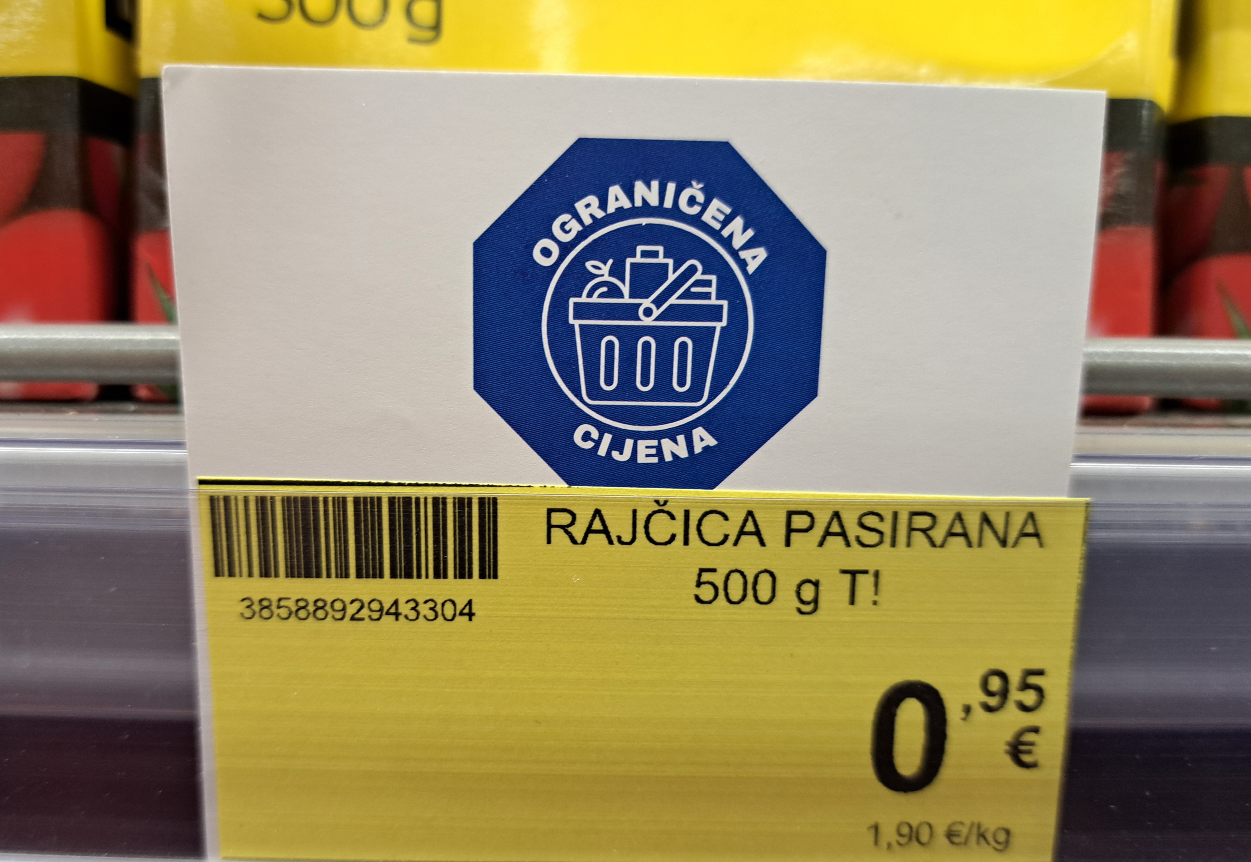 Šibenik: Stupio na snagu zakon o ograničenim cijenama 70 proizvoda