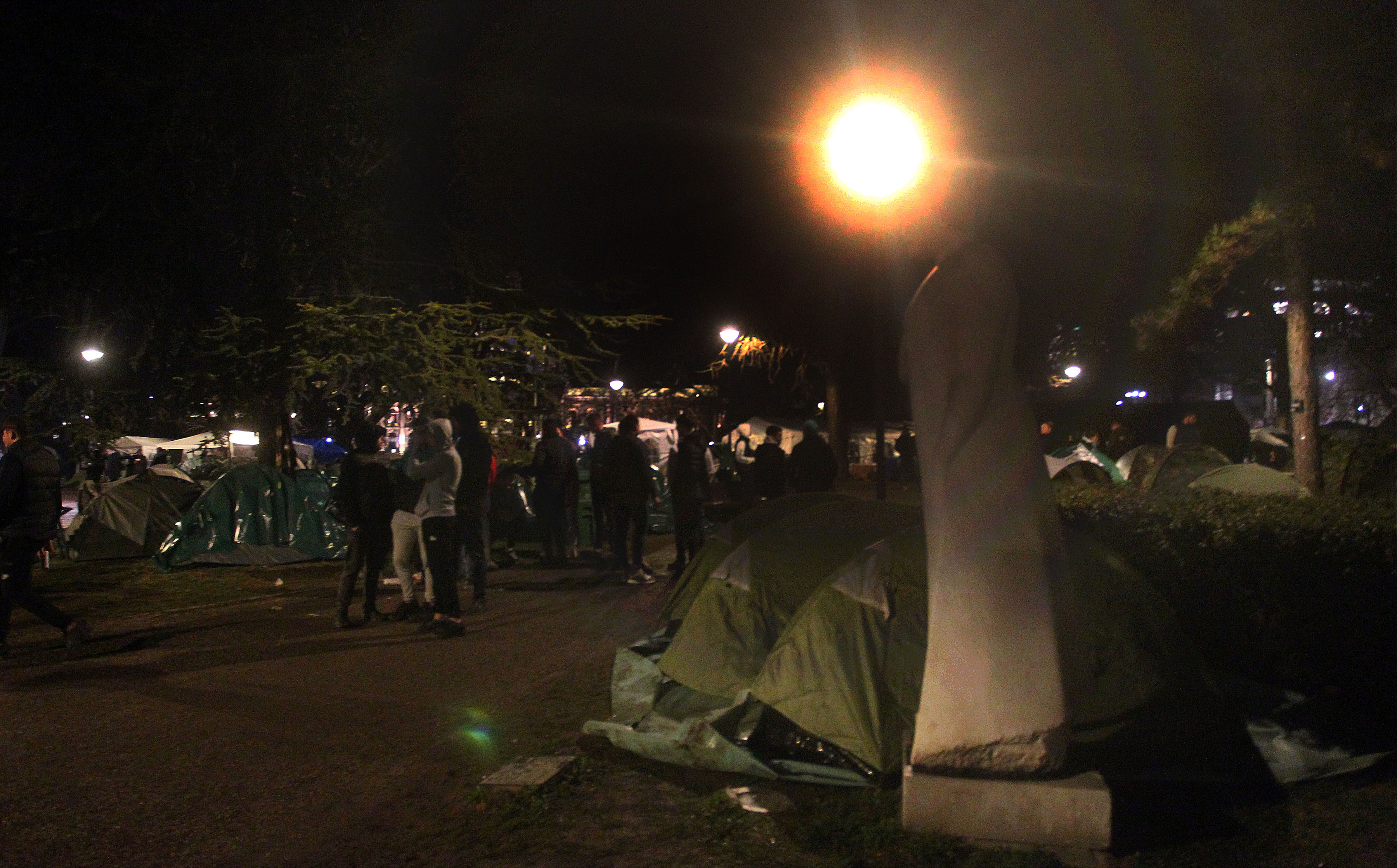 Beograd: Atmosfera u kampu studenata koji žele učiti