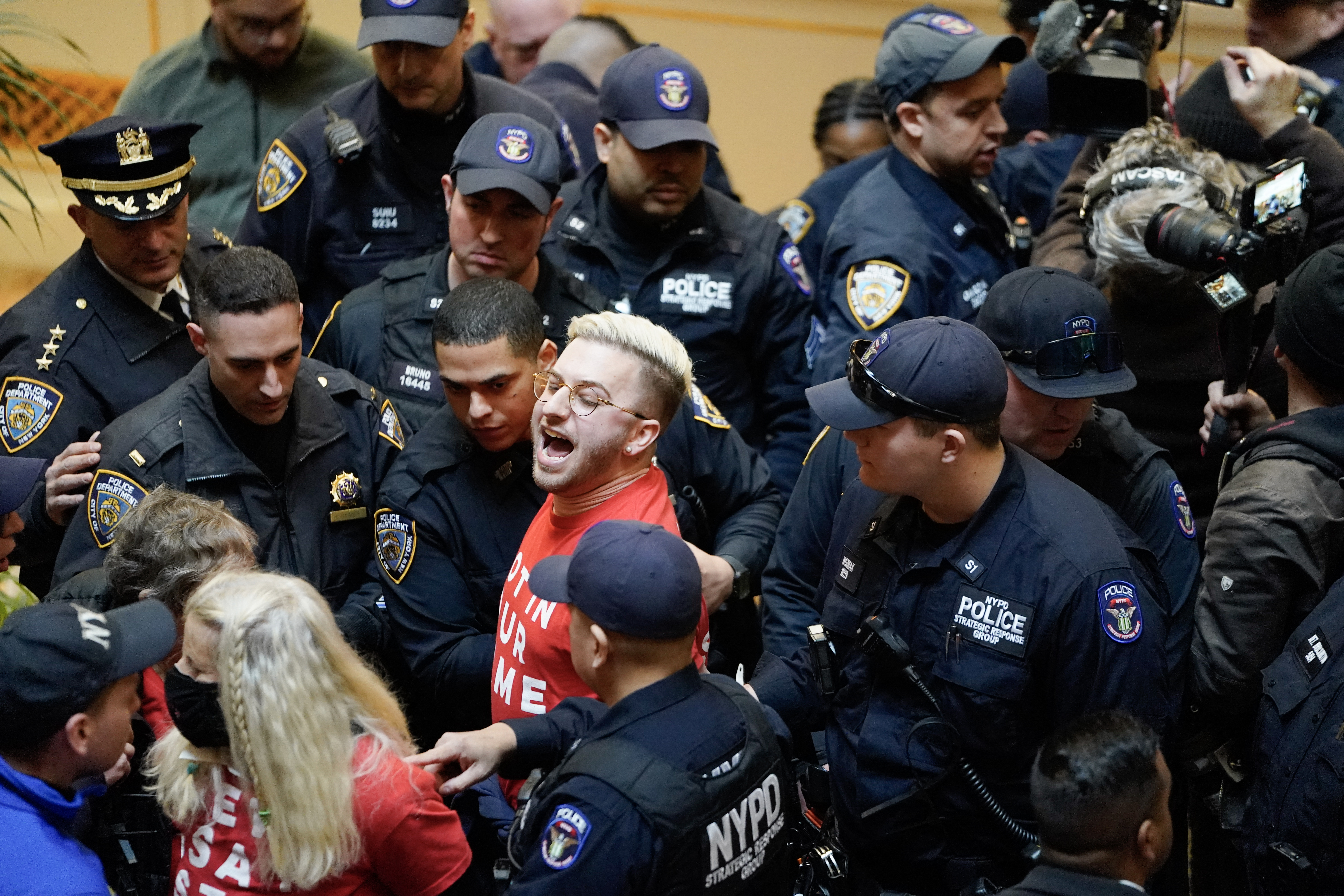 prosvjed, palestina, trump tower