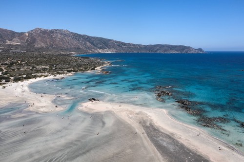 Elafonisi Beach, west coast, Crete, Greek Islands, Greece, Europe Copyright: MarkusxLange 1160-5234