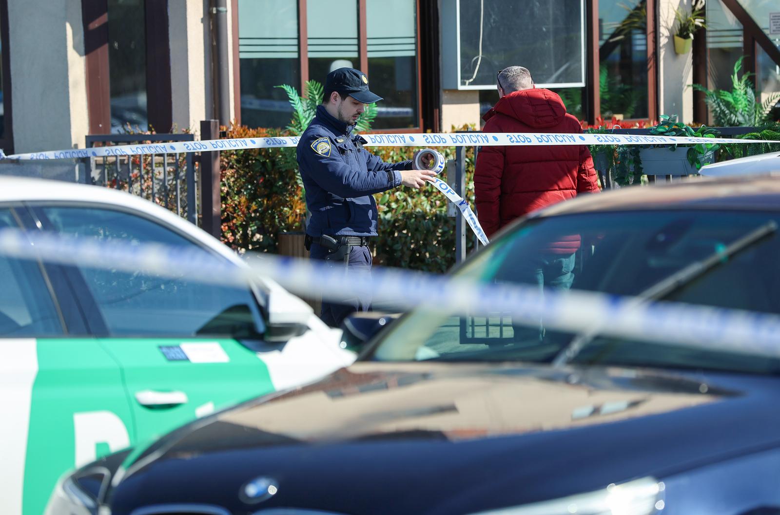 Zagreb: Policijski očevid u Dubravi gdje je jutros došlo do pucnjave