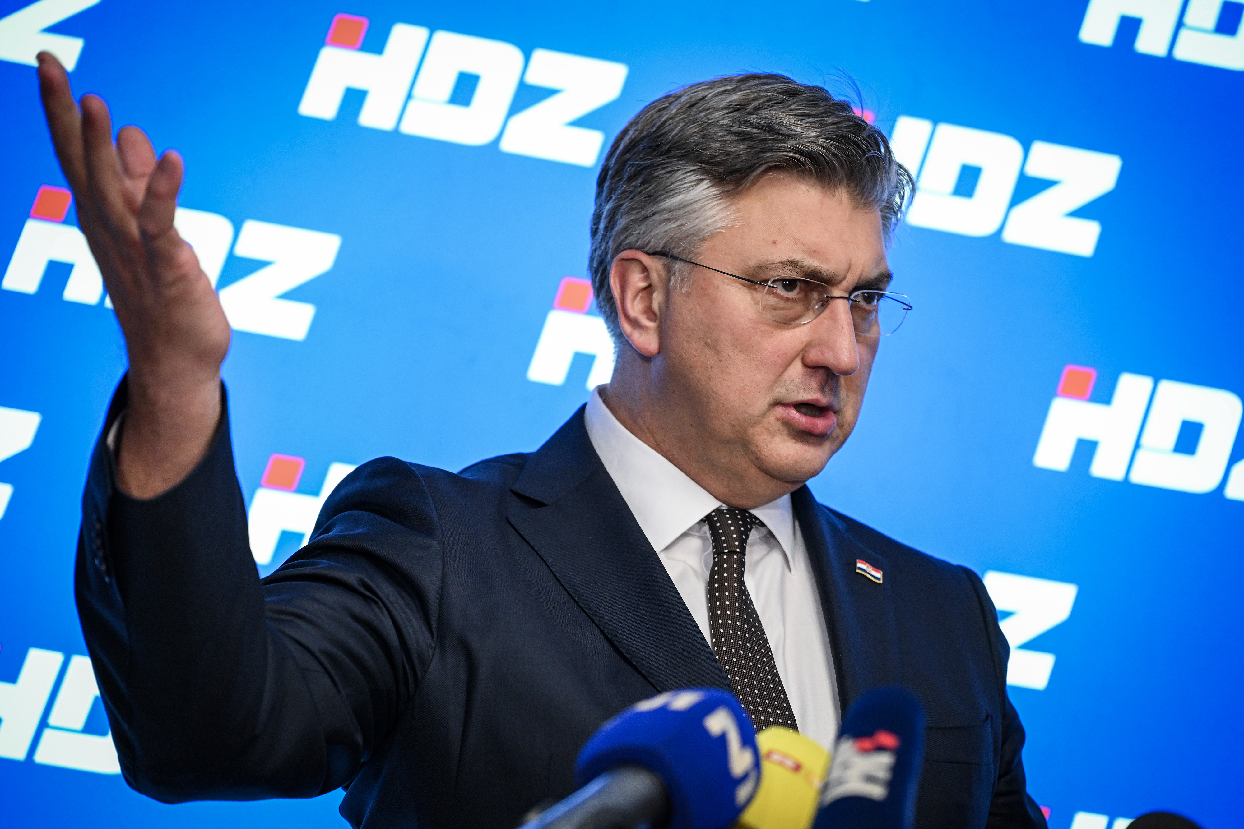 Zagreb: Izjava za medije Andreja Plenkovića nakon zajedničke sjednice Predsjedništva i Nacionalnog odbora HDZ-a