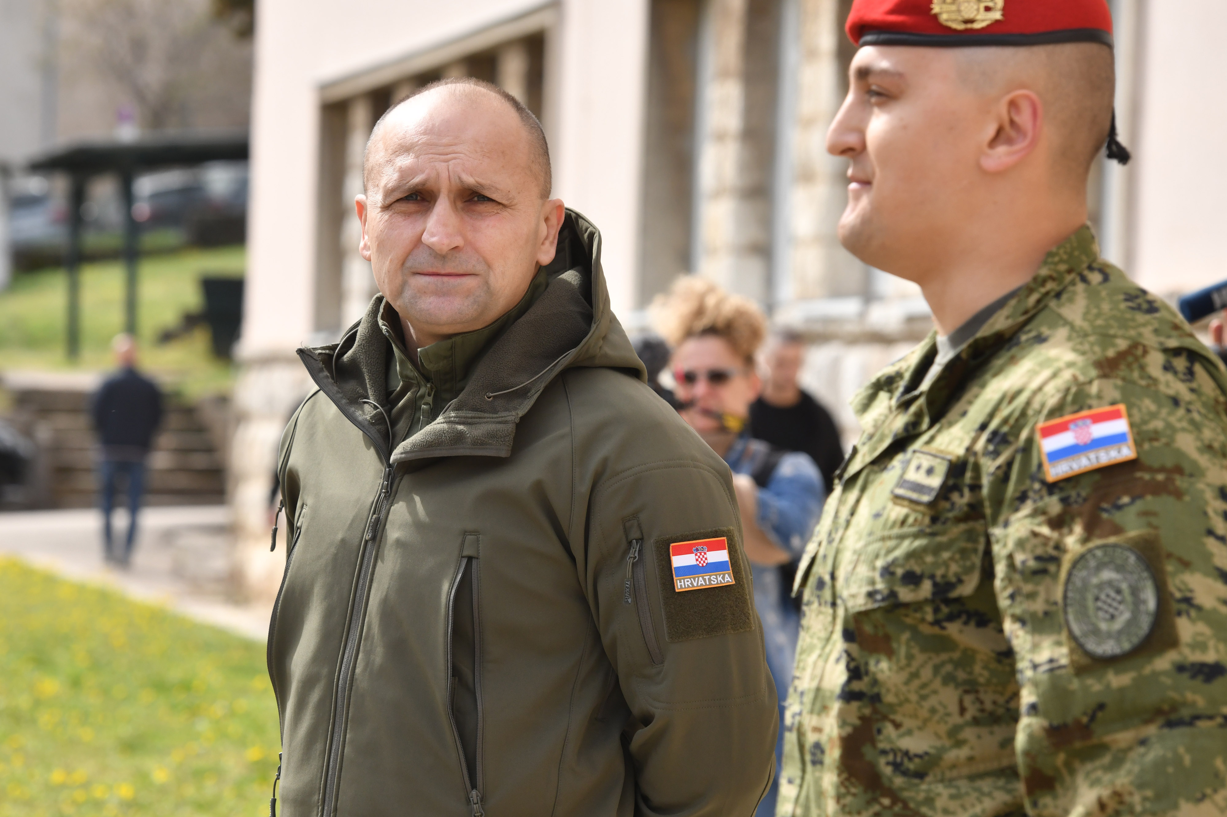 Knin: Ministar obrane Ivan Anui? obiao pripadnike Gardijske mehanizirane brigade u vojarni 4. gardijske brigade Pauci
