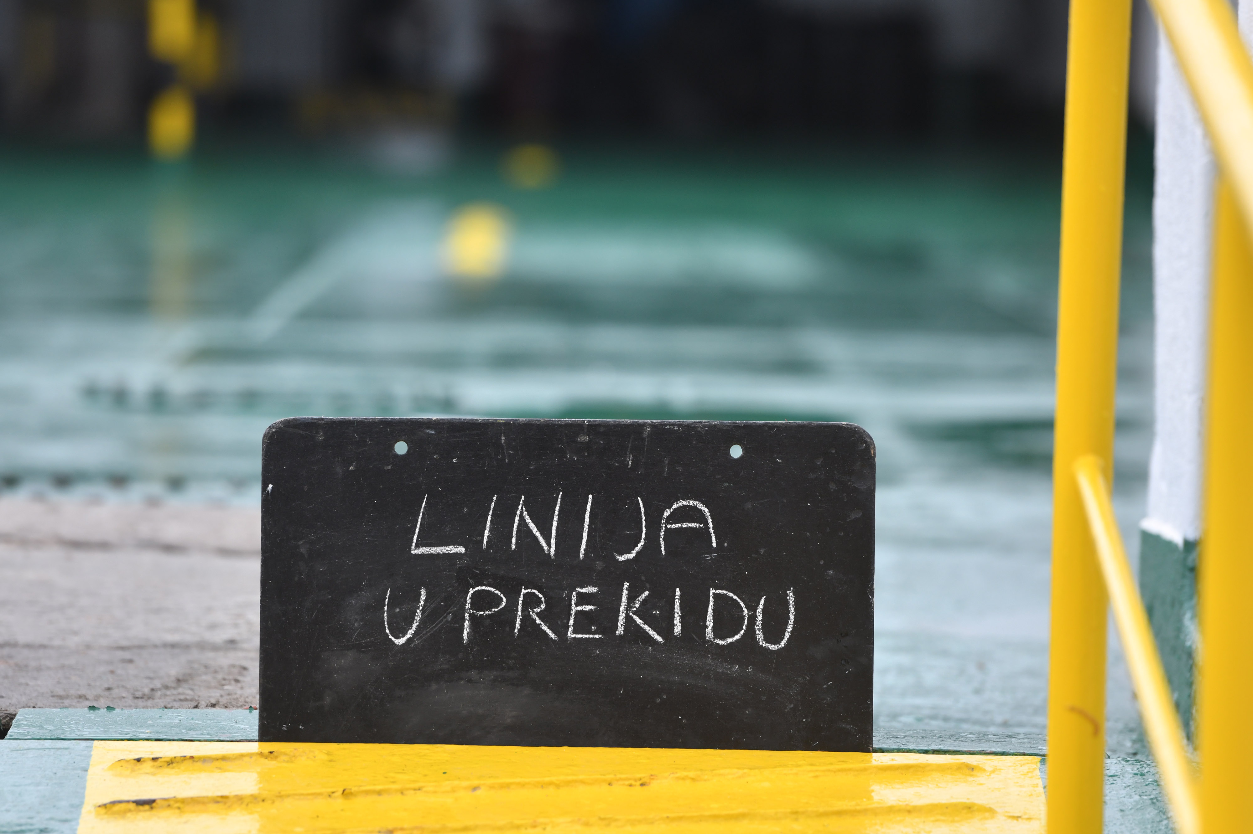 ibenik: Zbog jakog juga neke brodske linije u prekidu