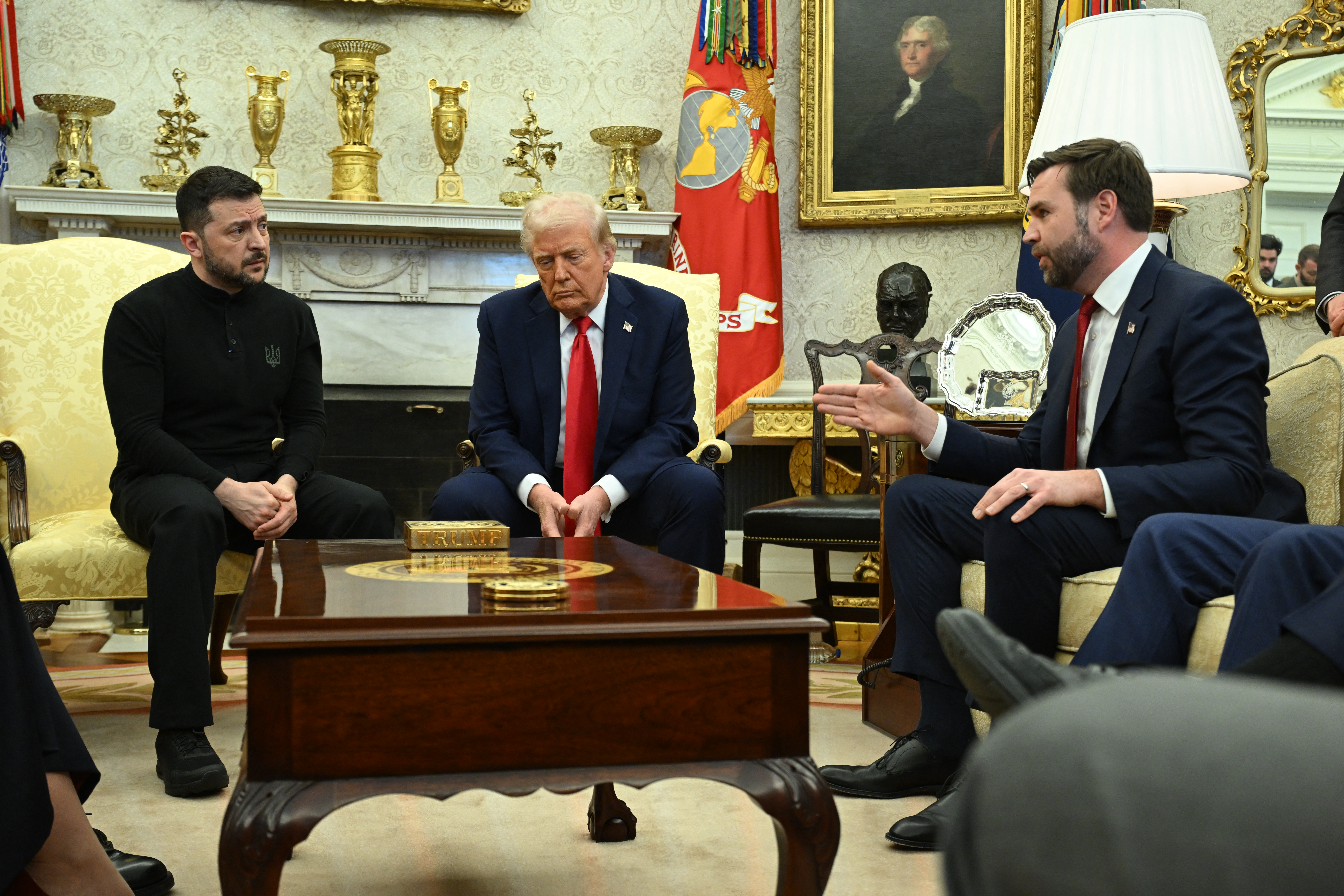Zelenski, Trump, Vance