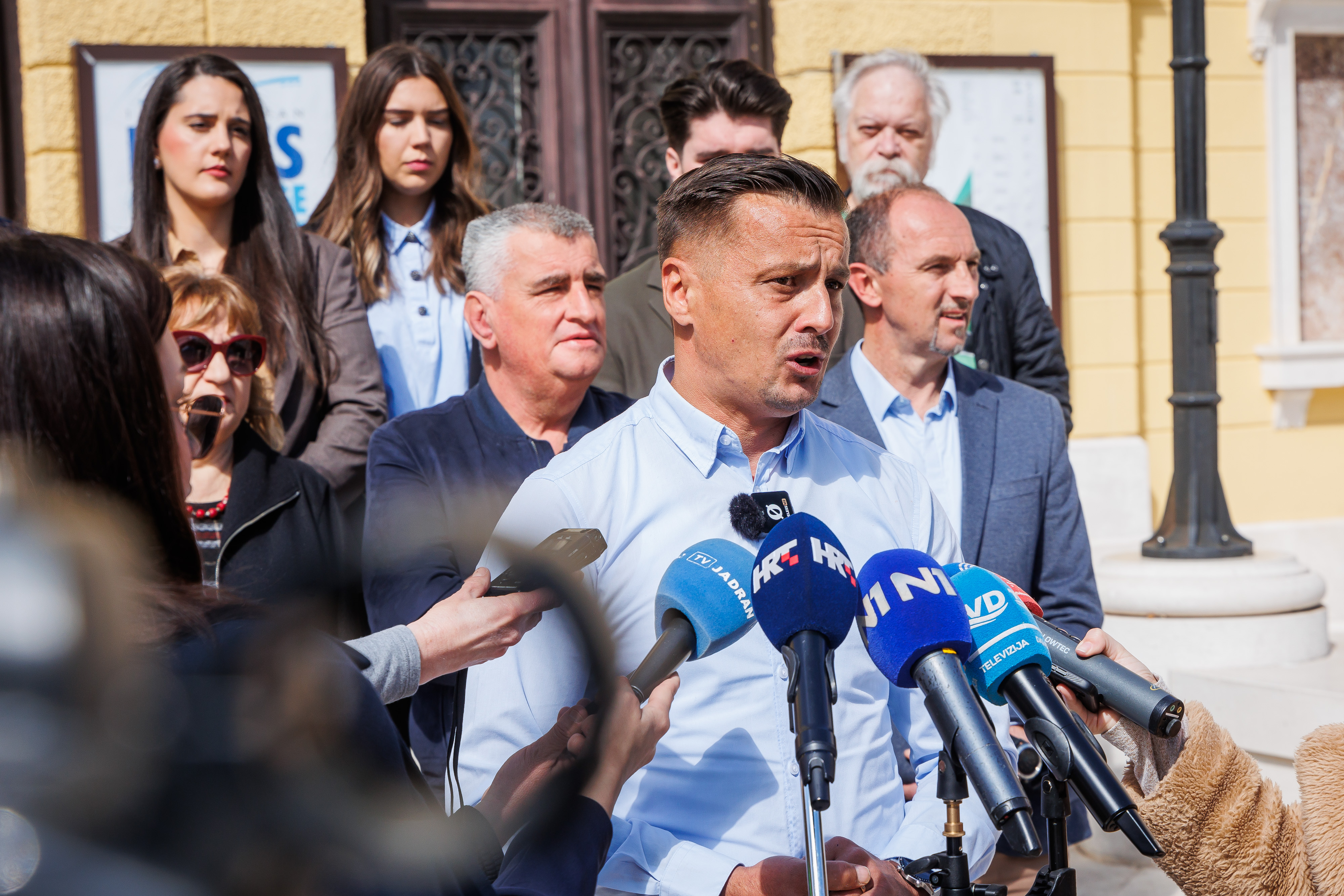 Split: Miro Bulj predstavio je na konferenciji za medije Antu Kujundžića, kandidata za Župana