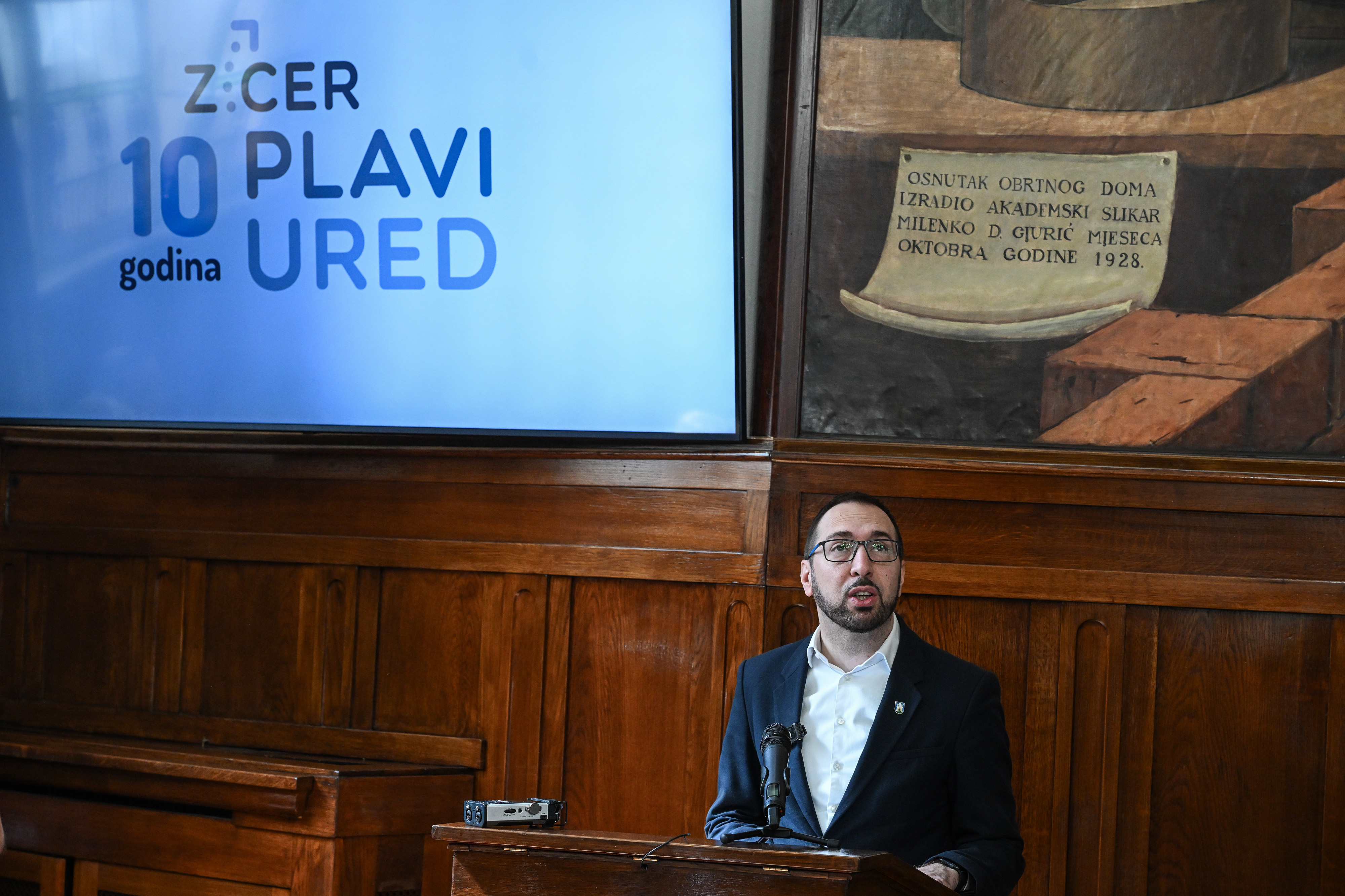 Zagreb: Obilježavanje 10. obljetnice ZICER Plavog ureda