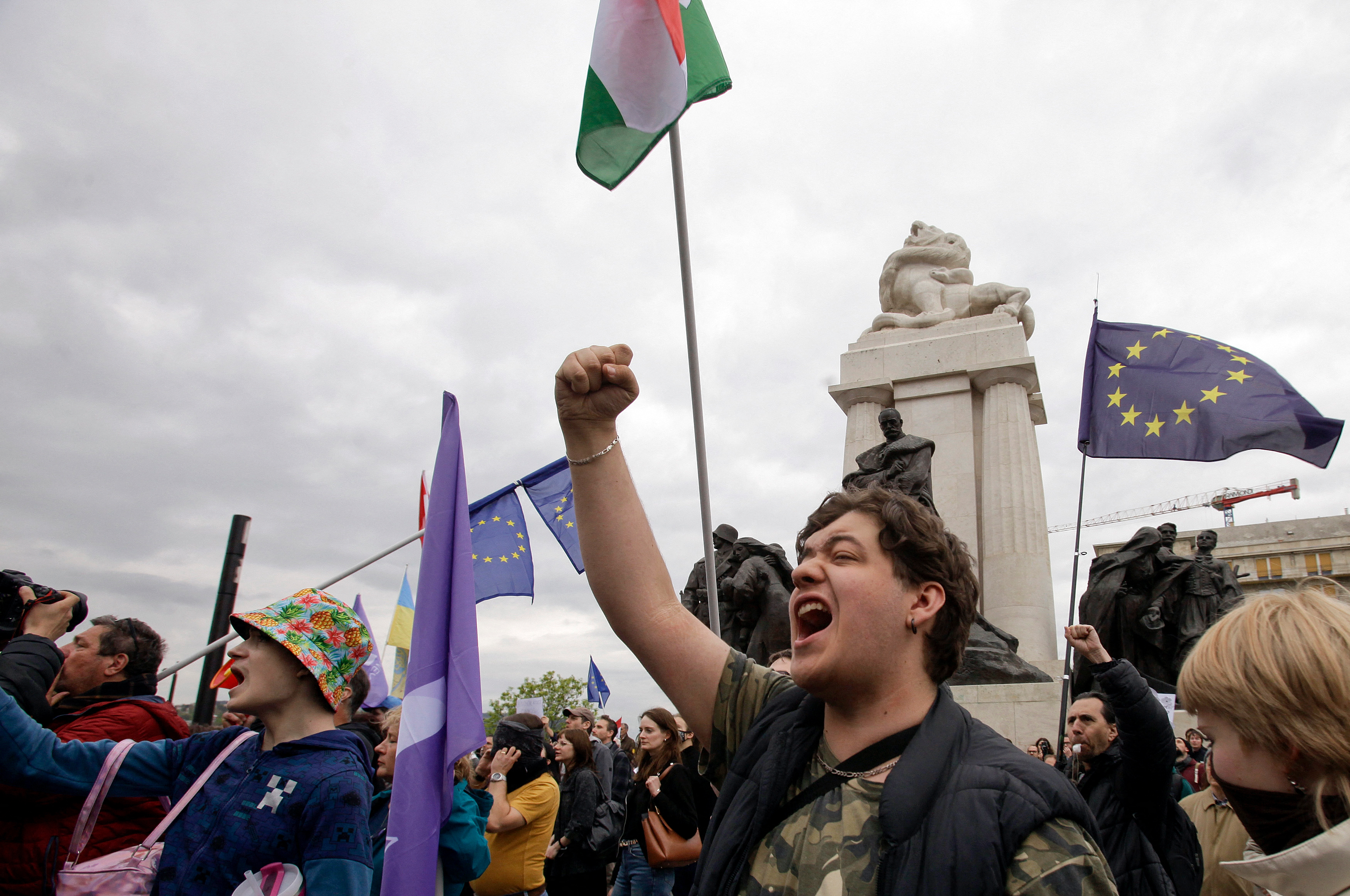 HUNGARY-POLITICS-RIGHTS-LGBTQ-PROTEST