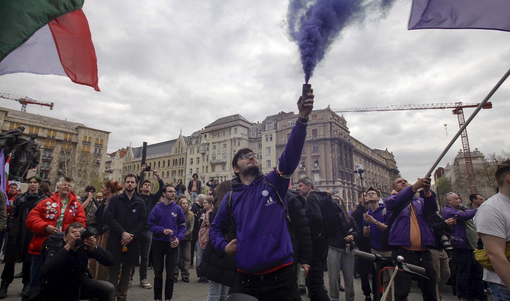 HUNGARY-POLITICS-RIGHTS-LGBTQ-PROTEST