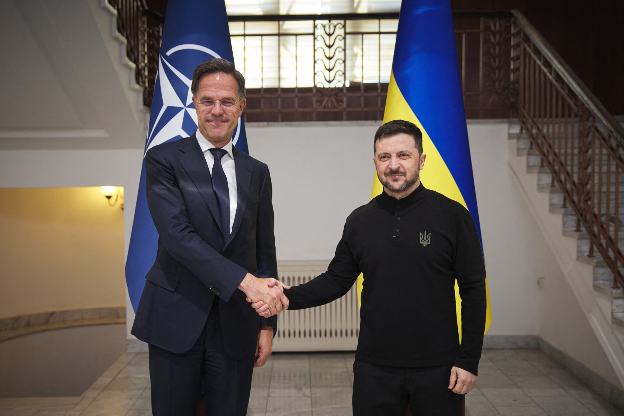 mark rutte i volodimir zelenski