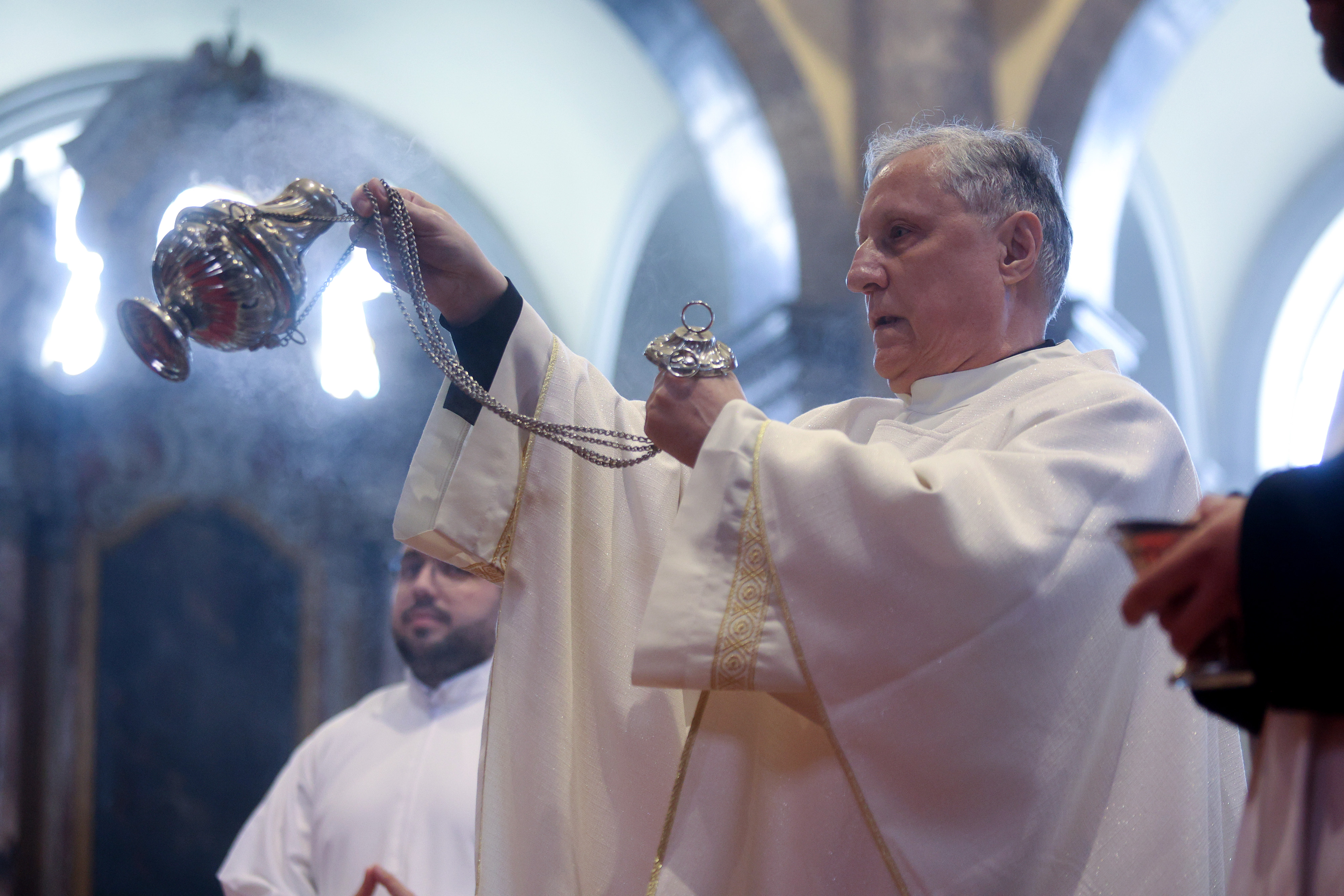 Rijeka: Na Uskrs riječki nadbiskup Mate Uzinić predvodio je liturgijsko slavlje u katedrali sv. Vida