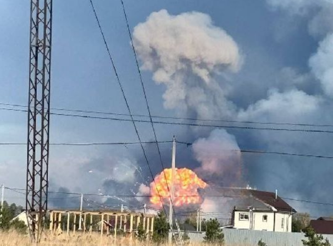 eksplozija, vladimirova regija