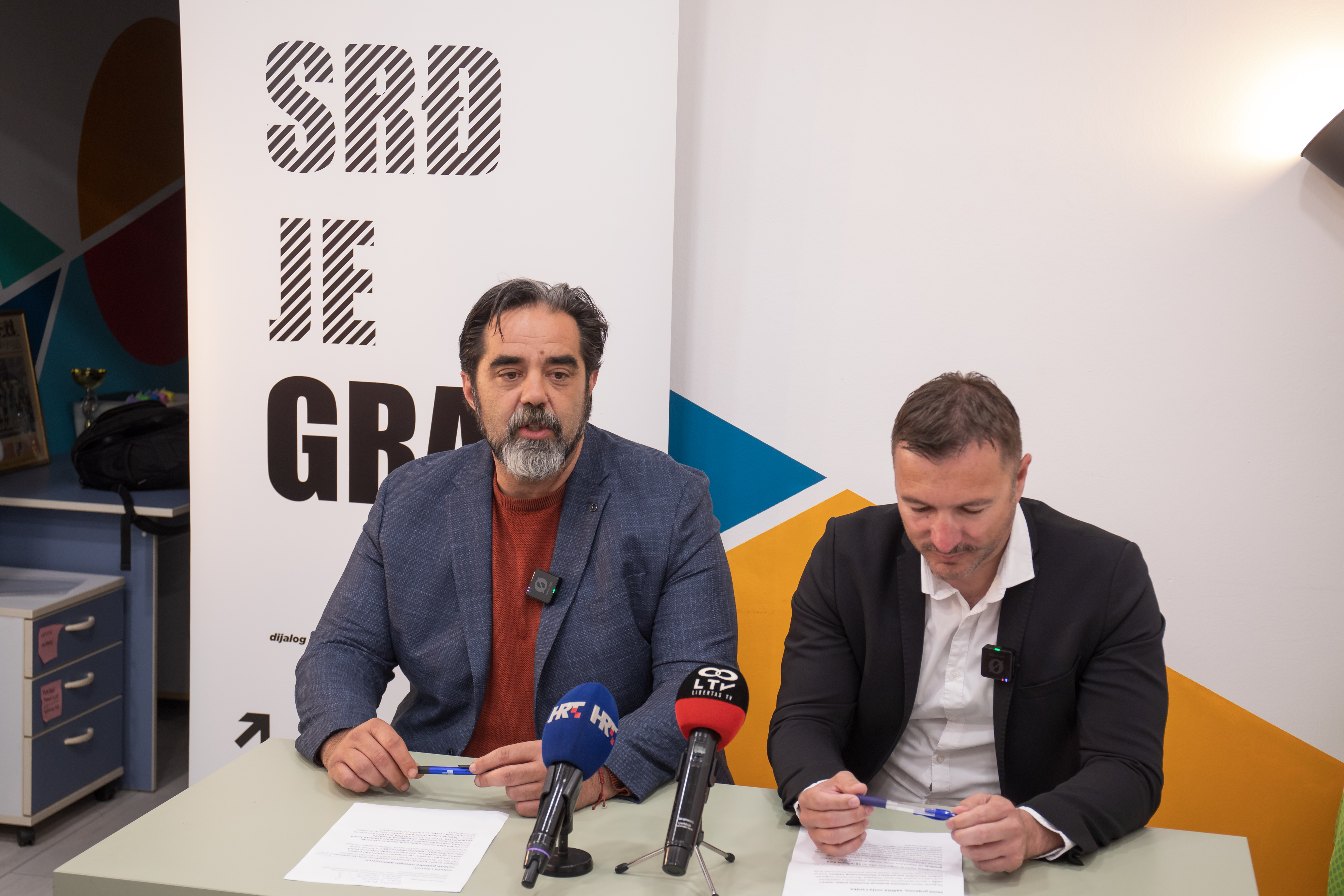 Dubrovnik: Marko Giljača, kandidat za župana Dubrovačko-neretvanske županije i Krešimir Kuran, kandidat za njegovog zamjenika održali konferenciju za medije