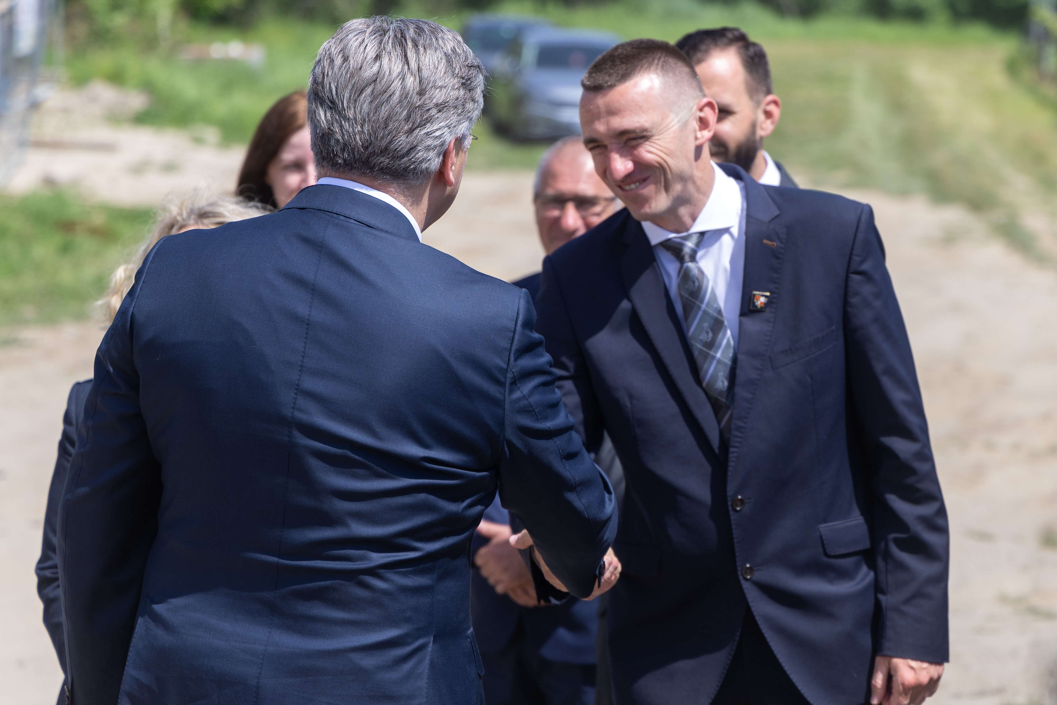 Vukovar: Penava s Plenkovićem obišao radove na Arheološkom parku Vučedol