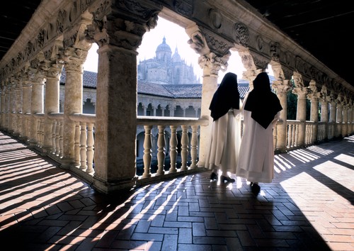 nuns at convent salamanca spain