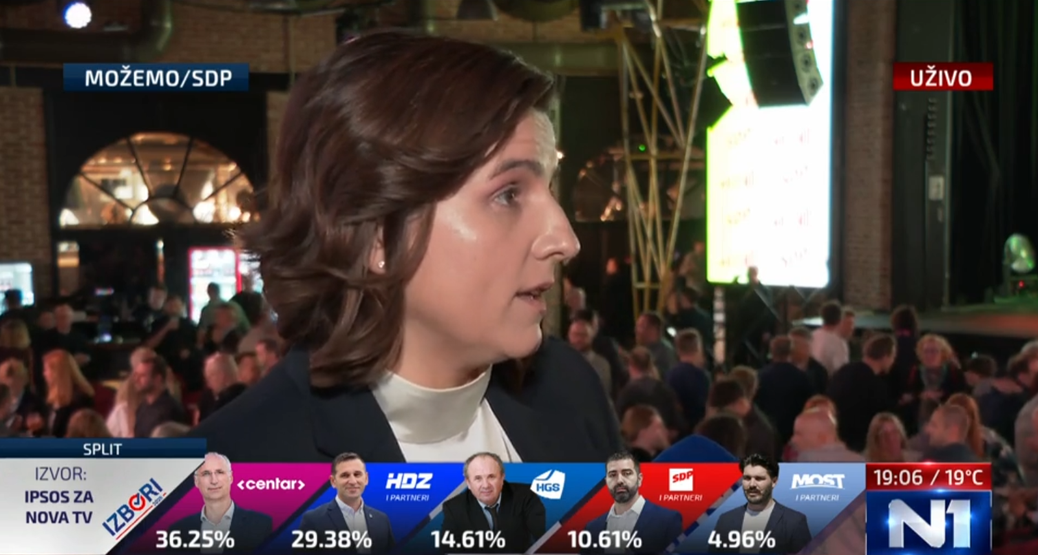 Jelena Miloš iz stožera Možemo